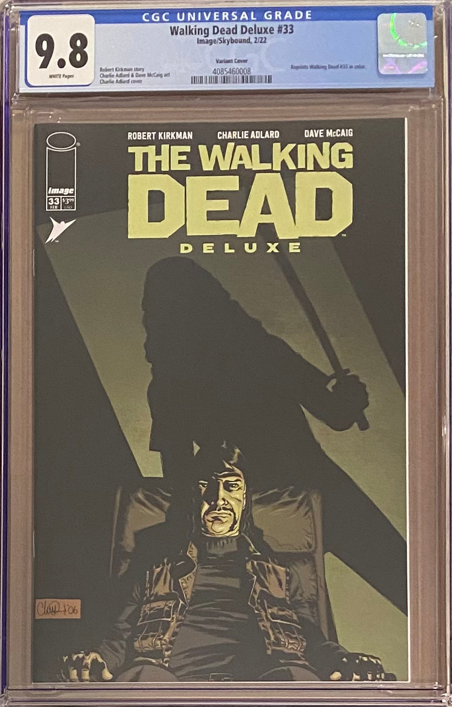 Walking Dead Deluxe #33 Variant CGC 9.8