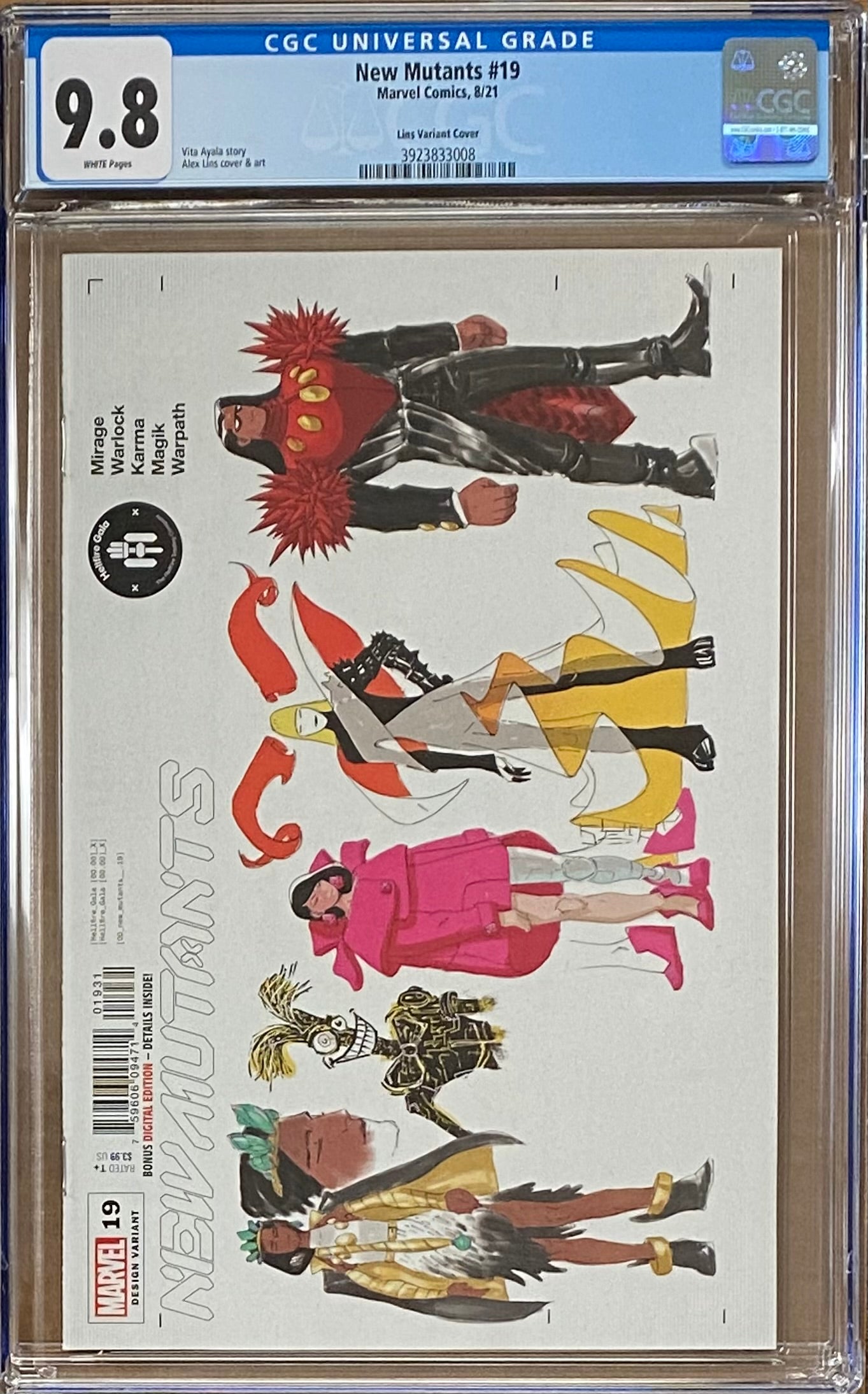 New Mutants #19 Hellfire Gala Design Variant CGC 9.8 - Hellfire Gala