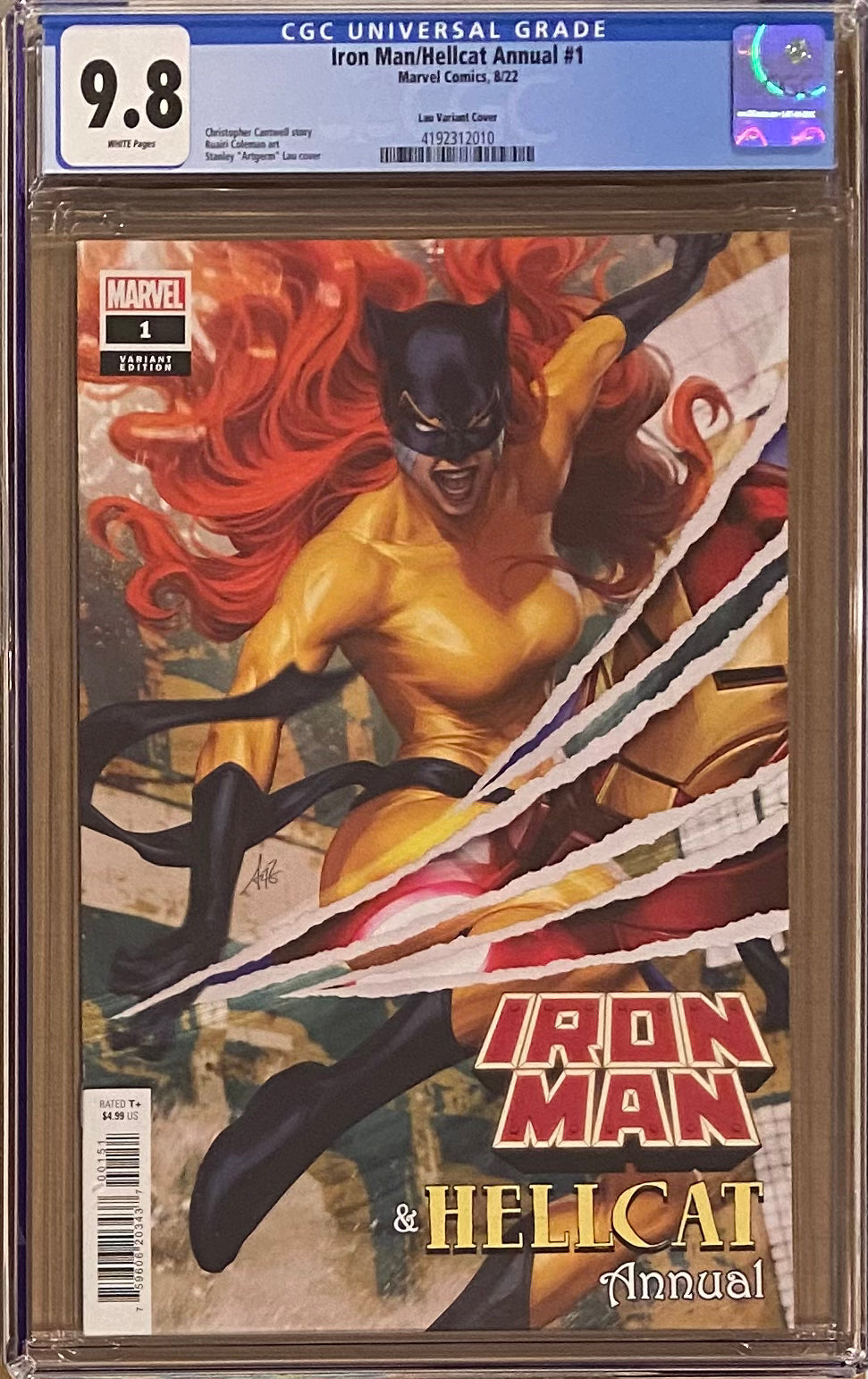 Iron Man/Hellcat Annual #1 Artgerm Variant CGC 9.8
