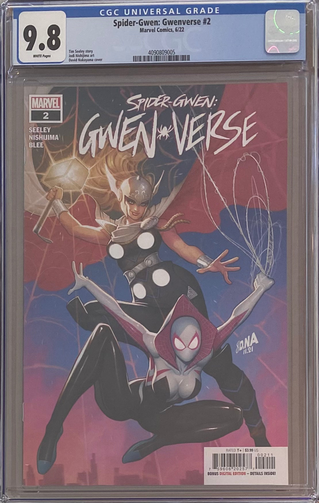 Spider-Gwen: Gwenverse #2 CGC 9.8