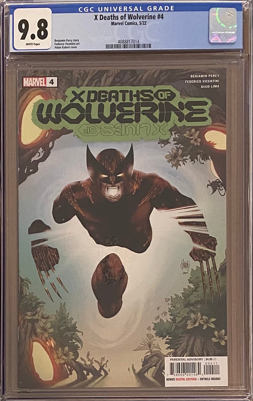 X Deaths of Wolverine #4 CGC 9.8