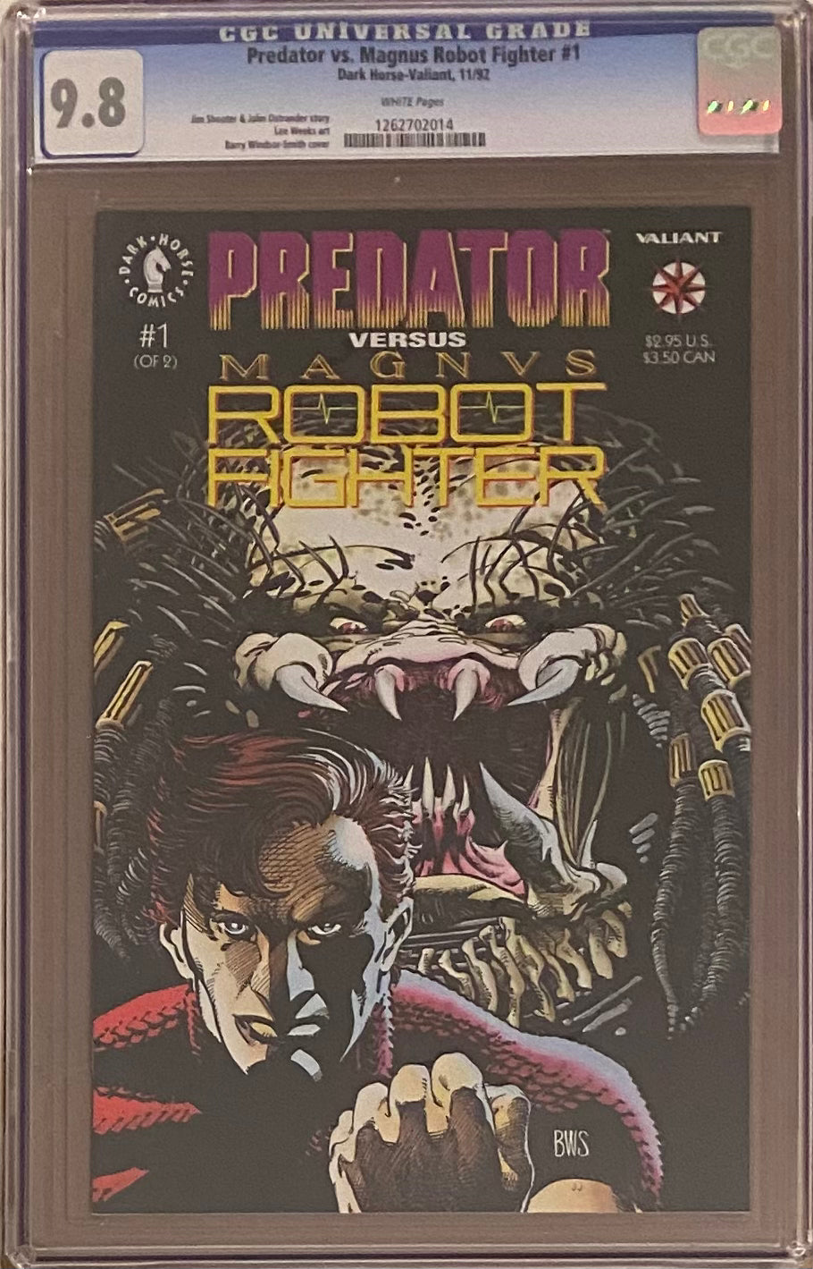 Predator vs. Magnus Robot Fighter #1 CGC 9.8