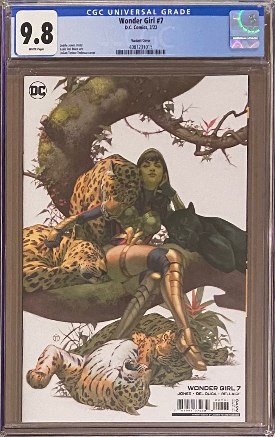 Wonder Girl #7 Variant CGC 9.8