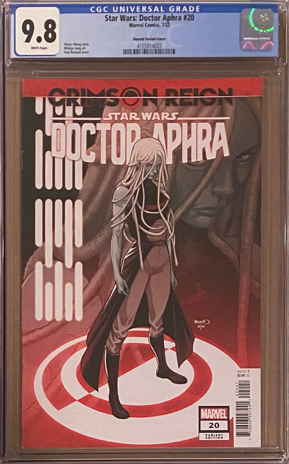 Star Wars: Doctor Aphra #20 Renaud Variant CGC 9.8