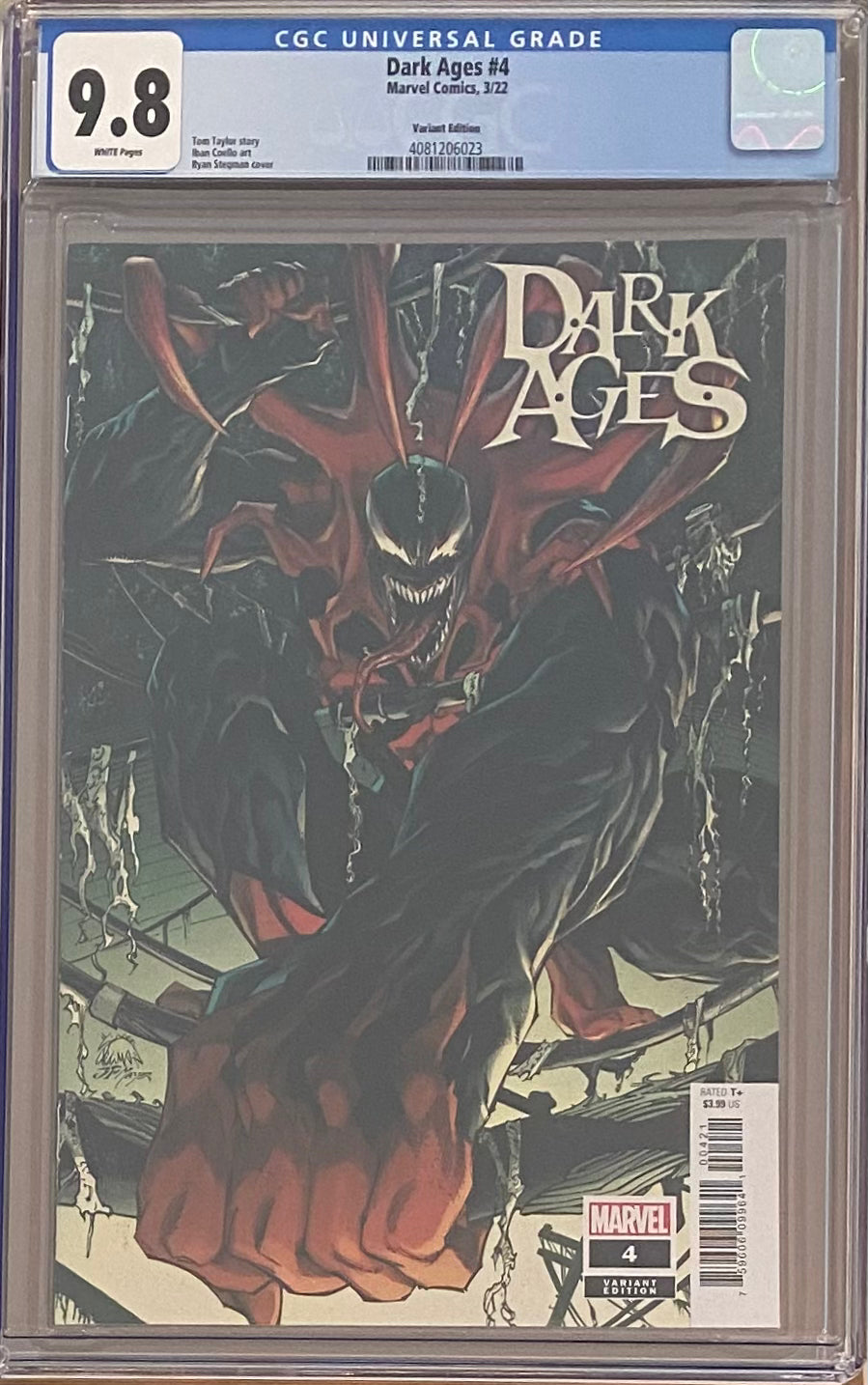 Dark Ages #4 Stegman 1:50 Retailer Incentive Variant CGC 9.8