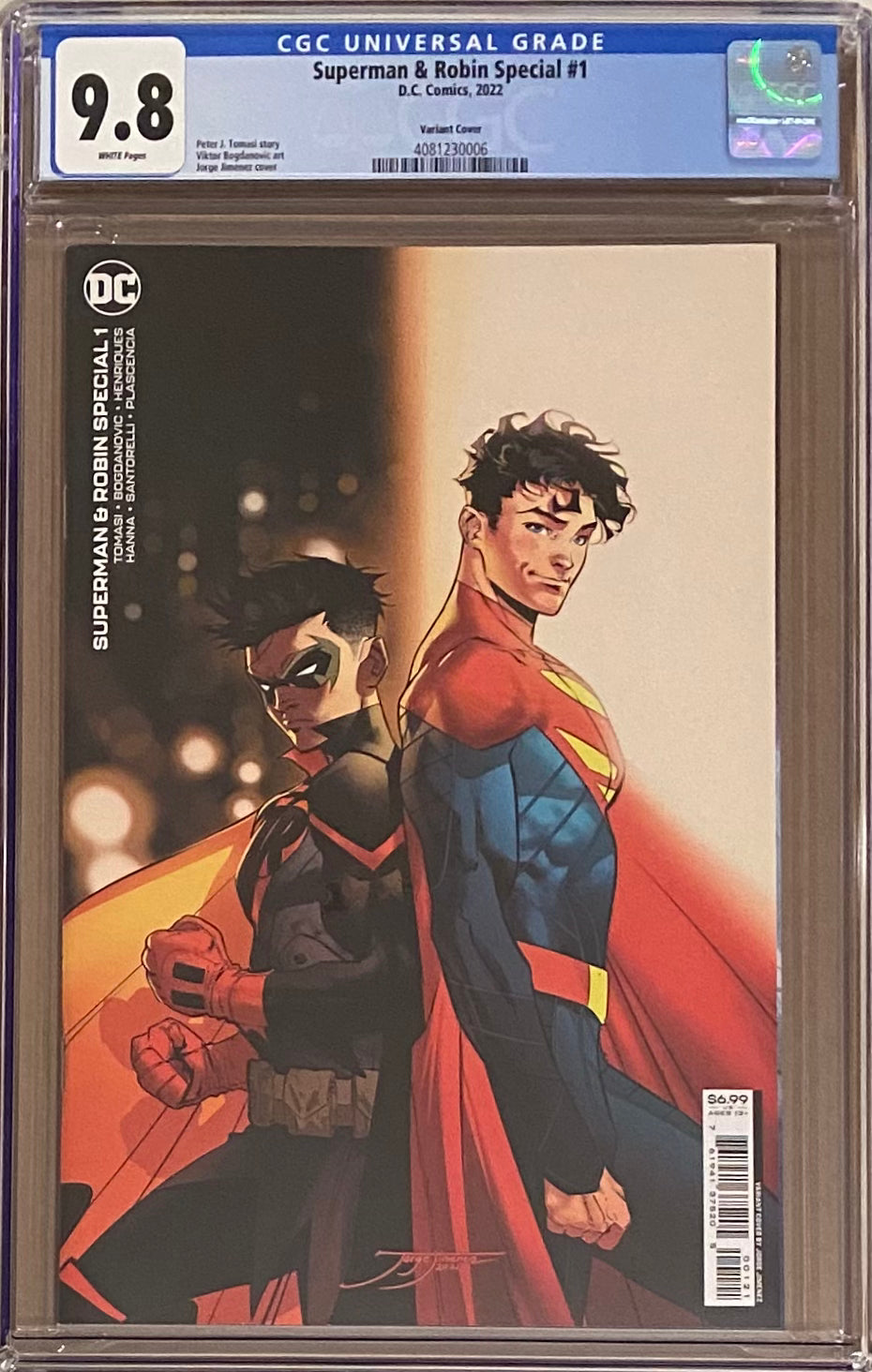 Superman & Robin Special #1 Variant CGC 9.8