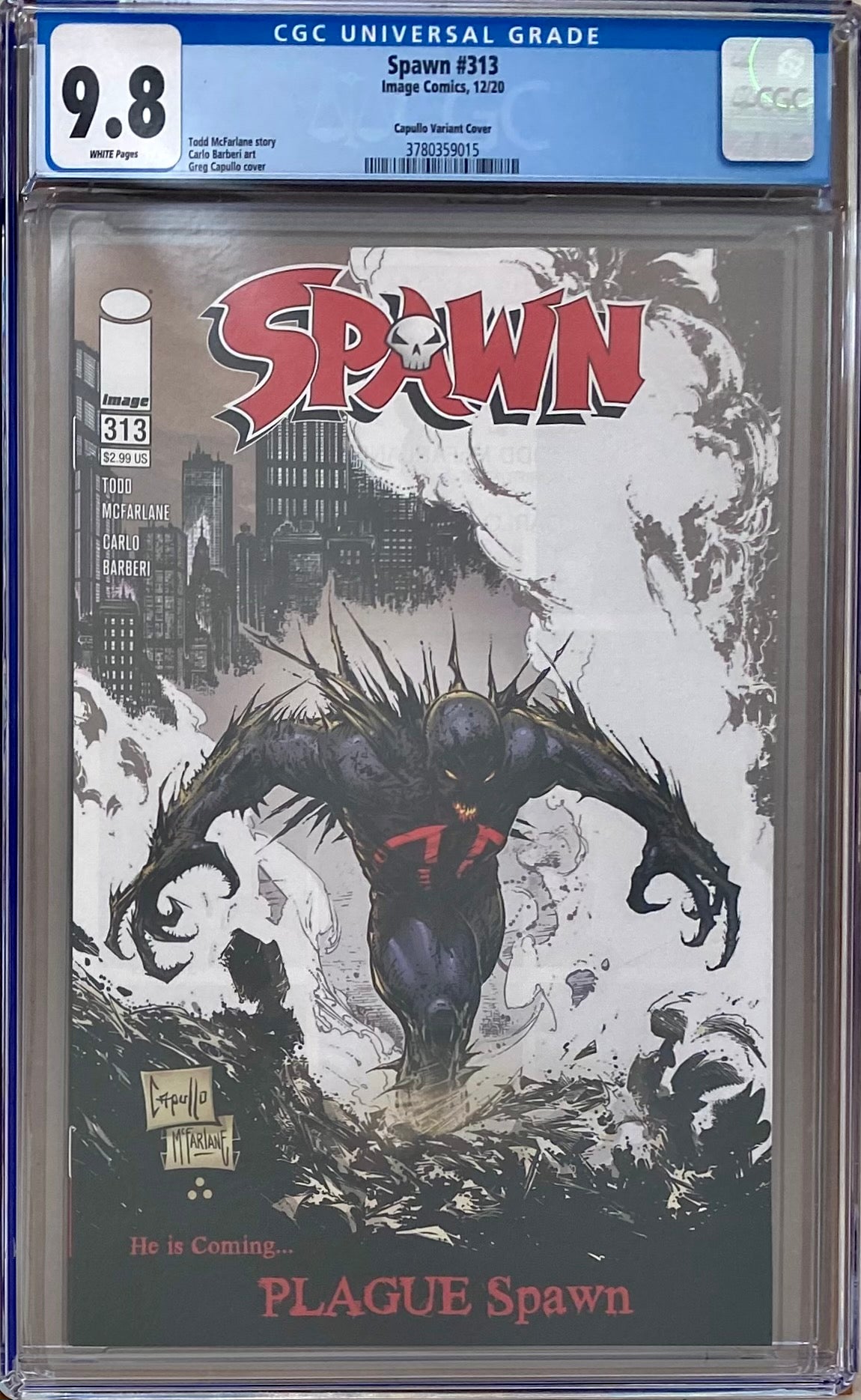 Spawn #313 Capullo Variant CGC 9.8