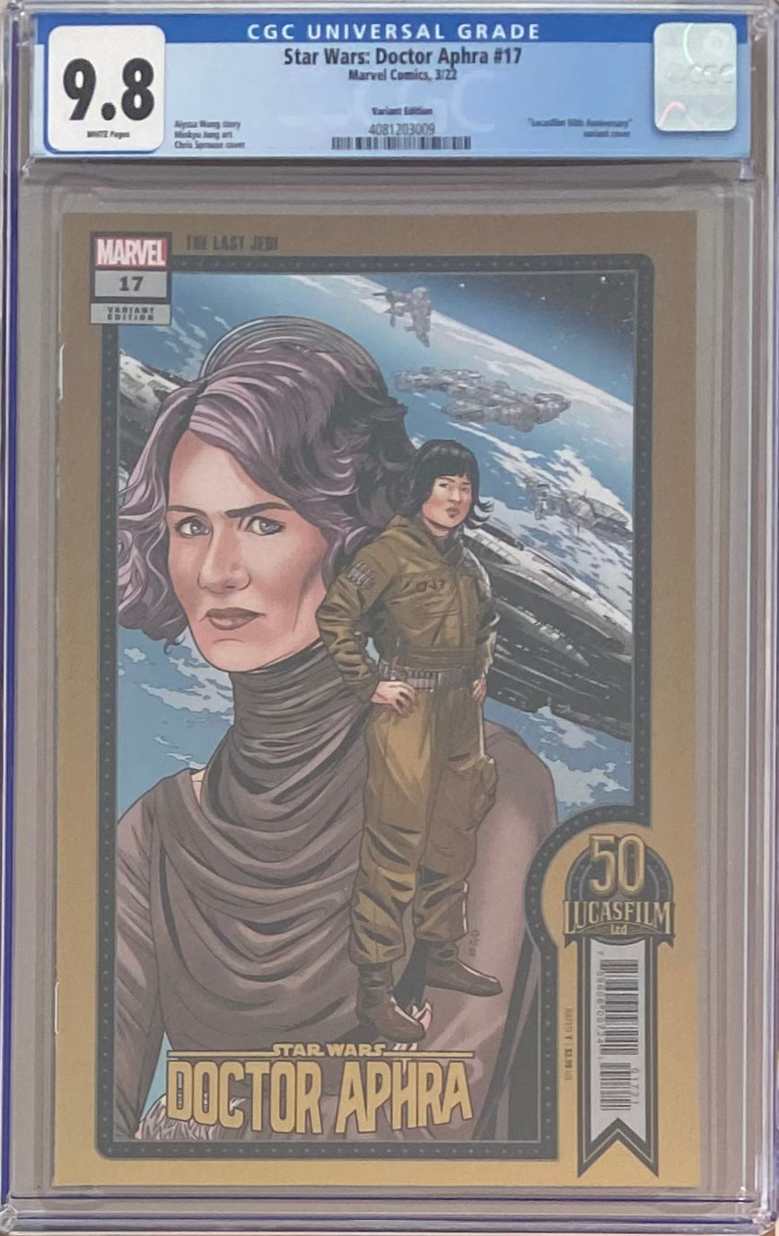 Star Wars: Doctor Aphra #17 Sprouse Variant CGC 9.8