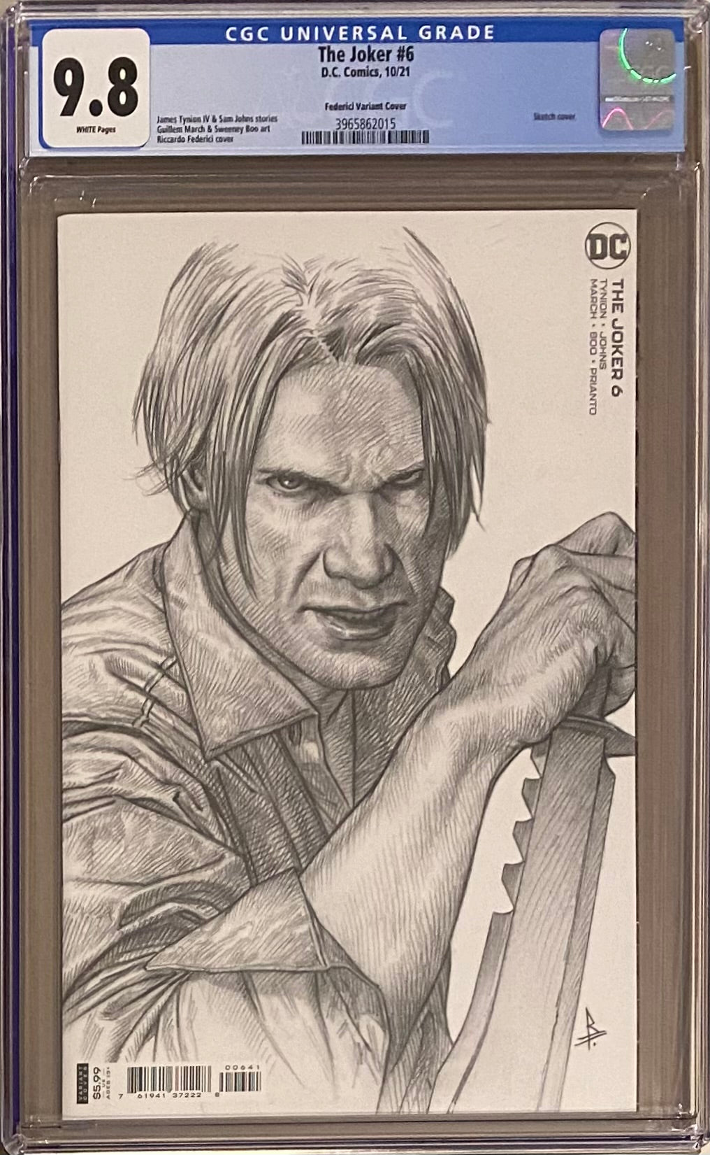 The Joker #6 Federici 1:25 Retailer Incentive Variant CGC 9.8