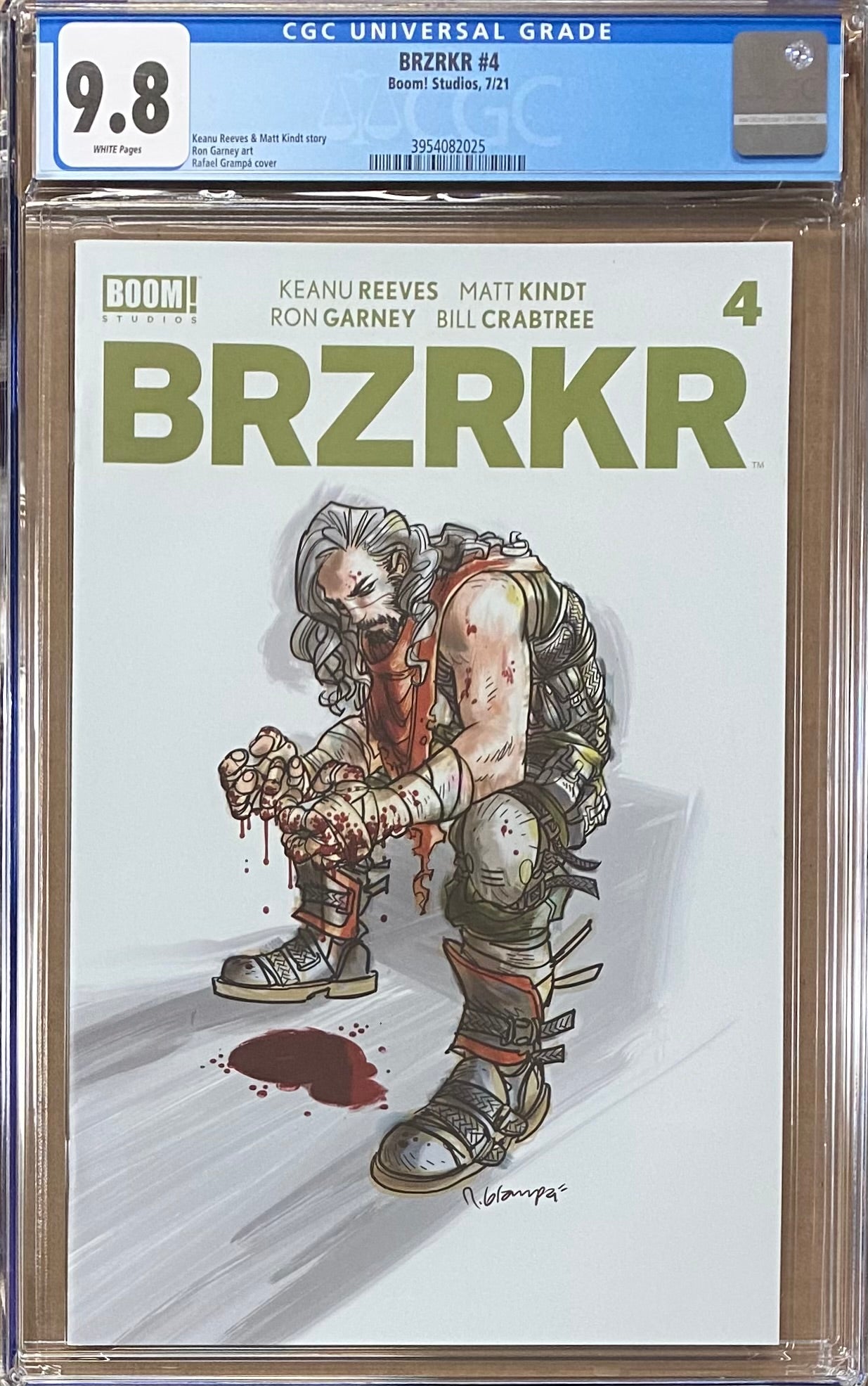 BRZRKR #4 Cover A Grampa CGC 9.8 (Berzerker)