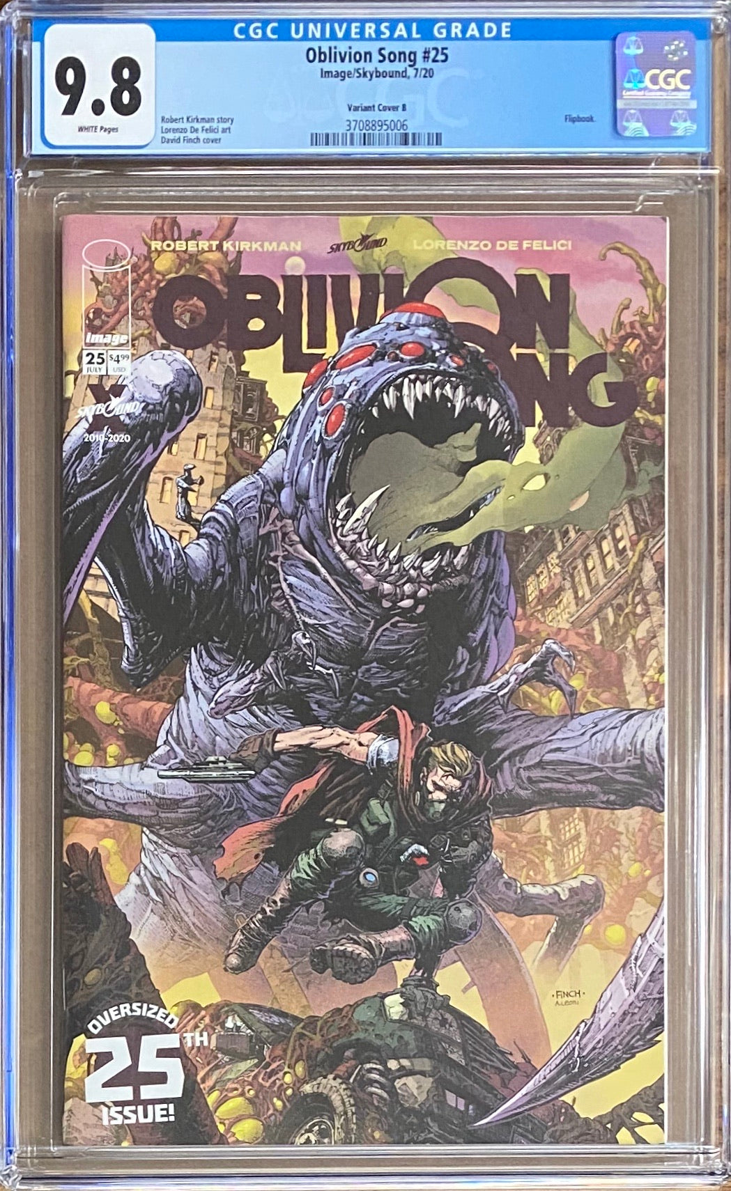 Oblivion Song #25 Finch Variant CGC 9.8