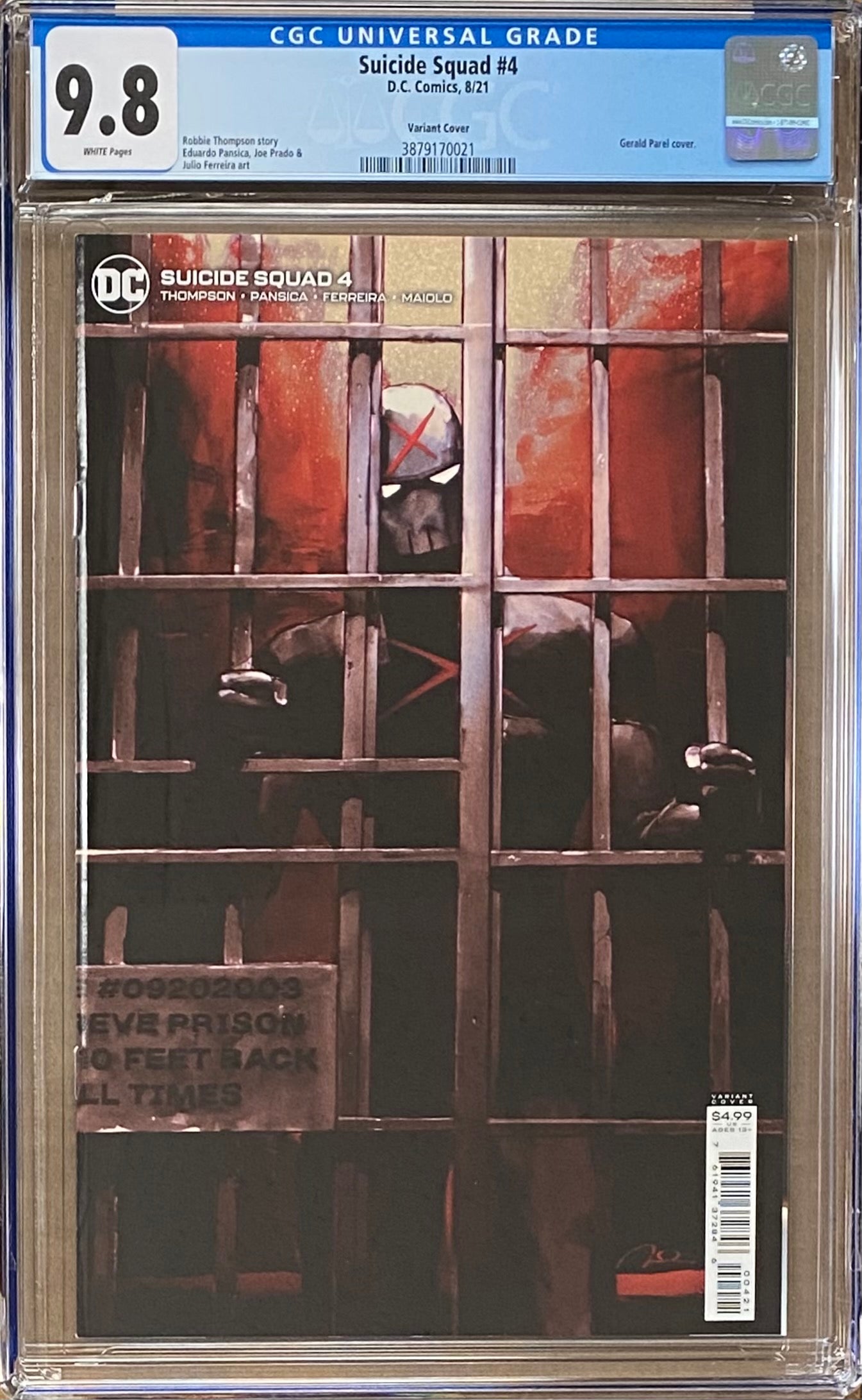 Suicide Squad #4 Variant CGC 9.8