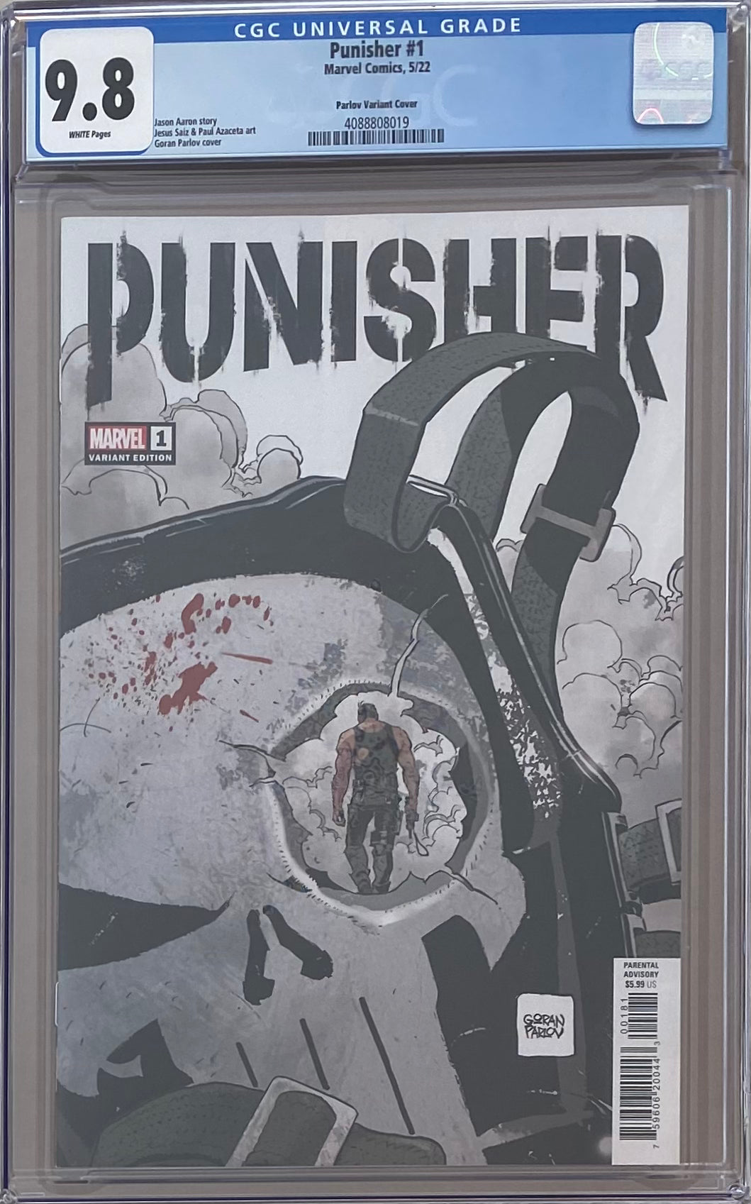 Punisher #1 Parlov Variant CGC 9.8