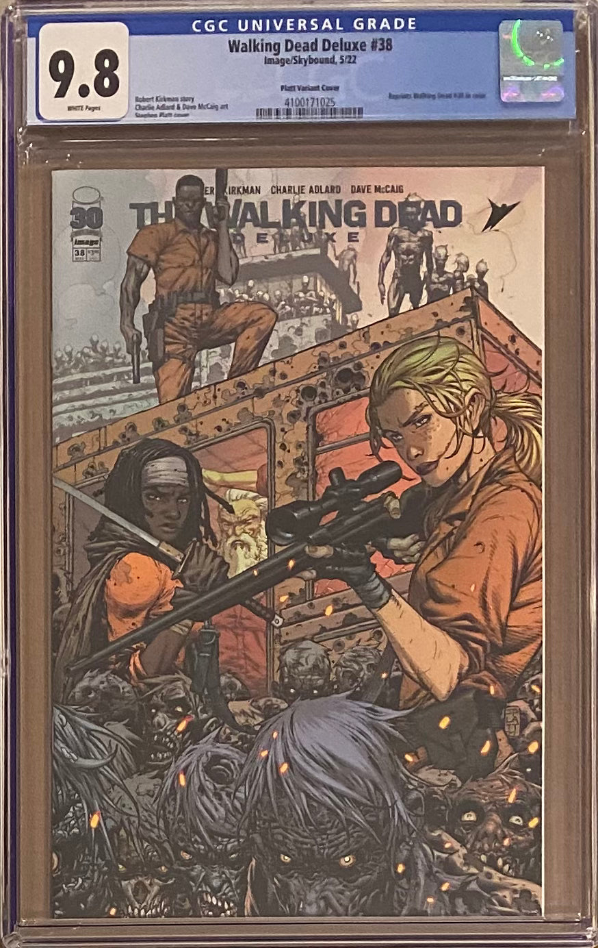 Walking Dead Deluxe #38 Platt Variant CGC 9.8