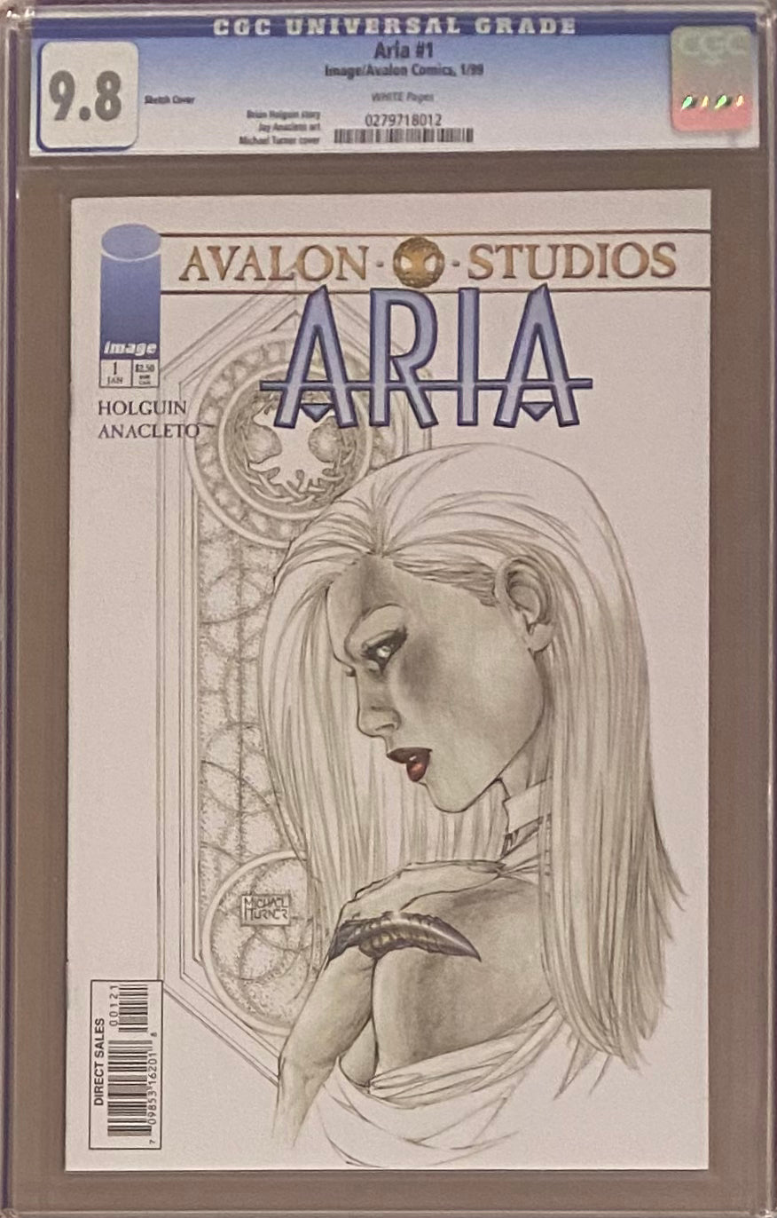 Aria #1 Sketch Cover CGC 9.8