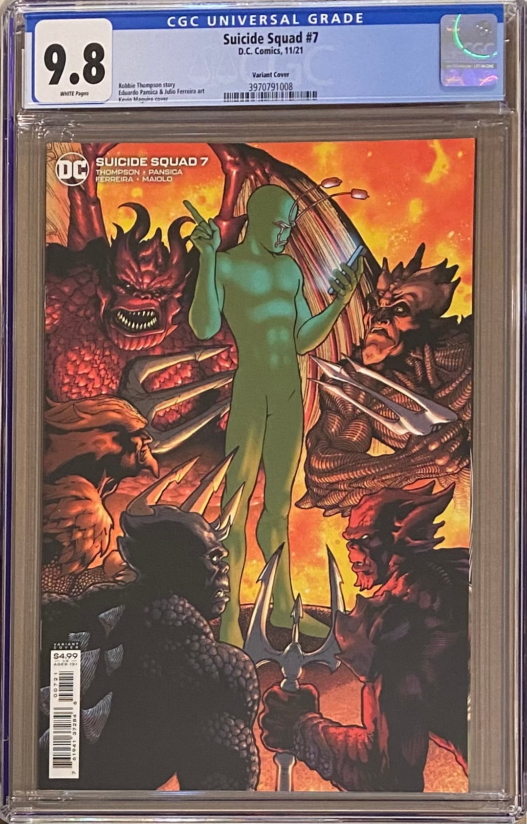 Suicide Squad #7 Variant CGC 9.8