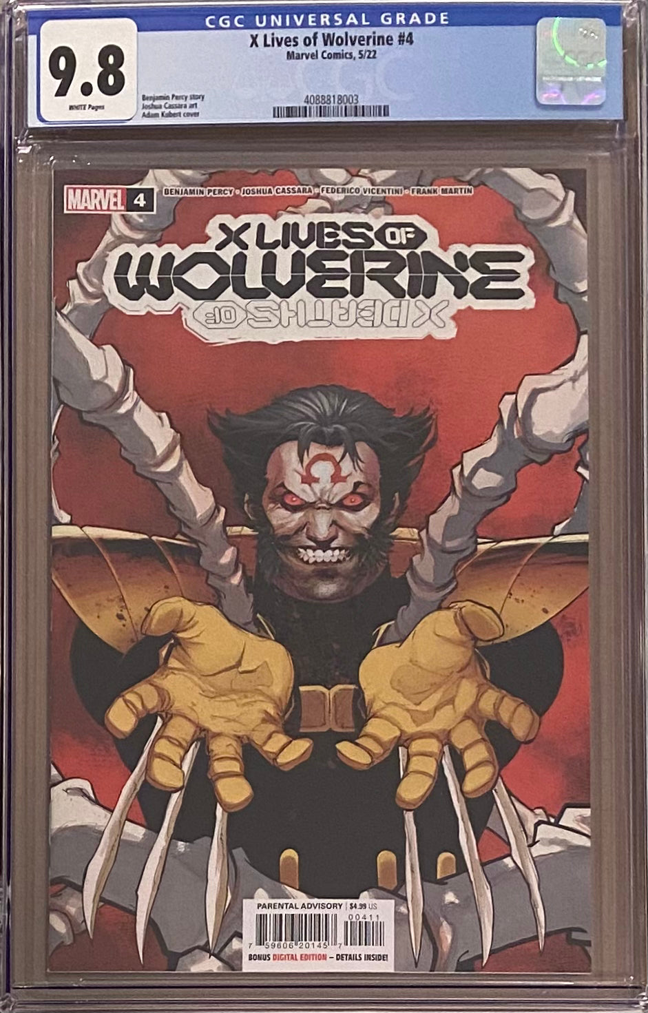 X Lives of Wolverine #4 CGC 9.8