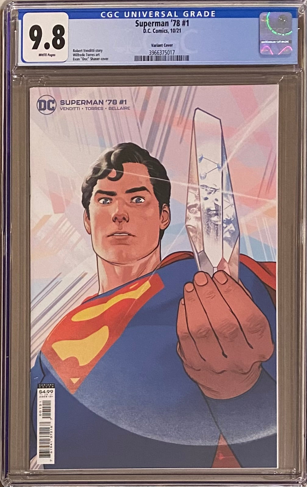 Superman '78 #1 Variant CGC 9.8