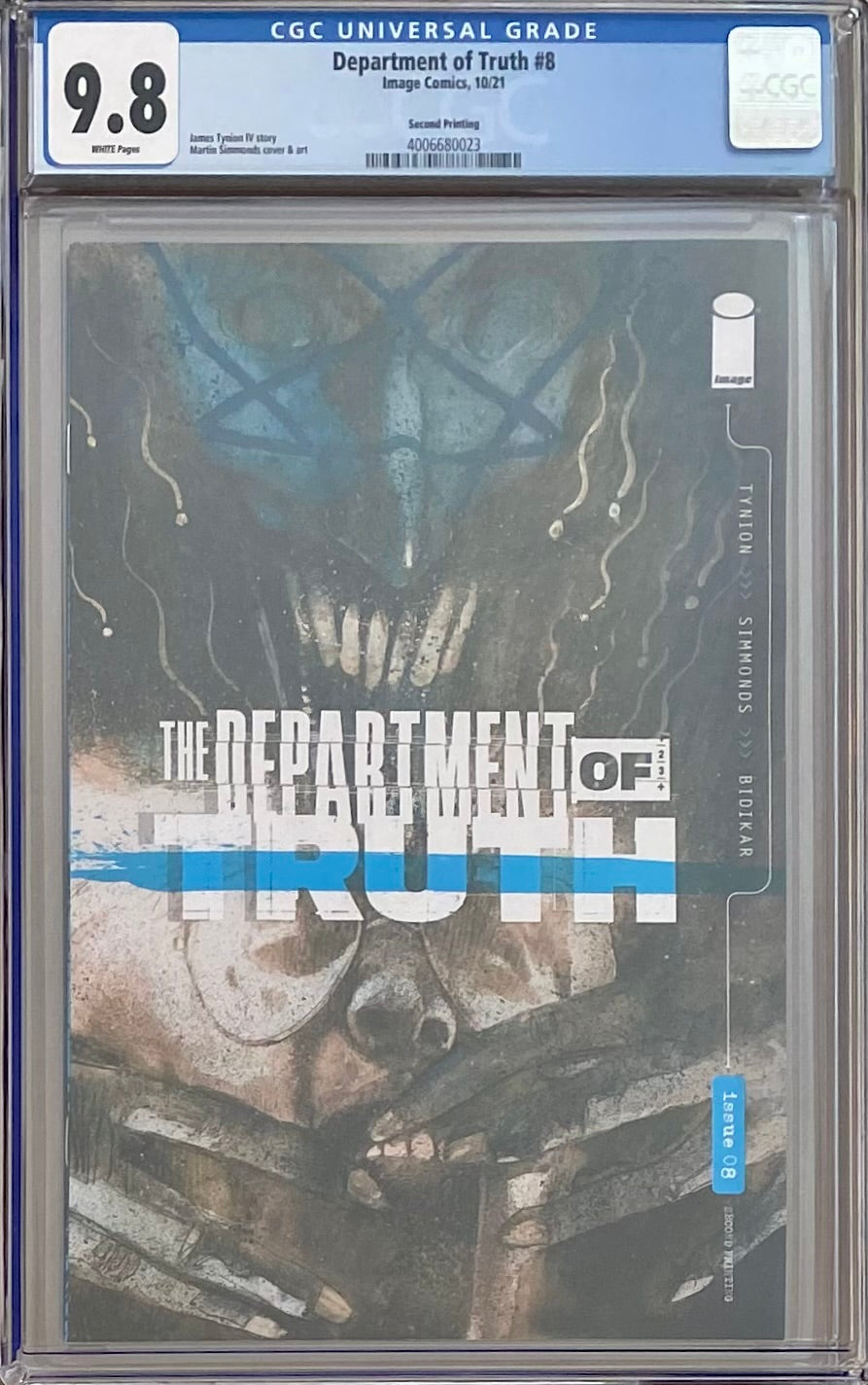 Department of Truth #8 Second Printing CGC 9.8