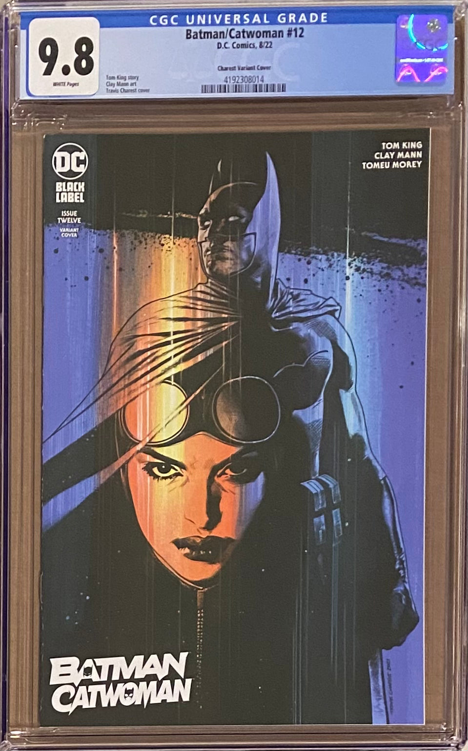 Batman Catwoman #12 Charest Variant DC Black Label CGC 9.8