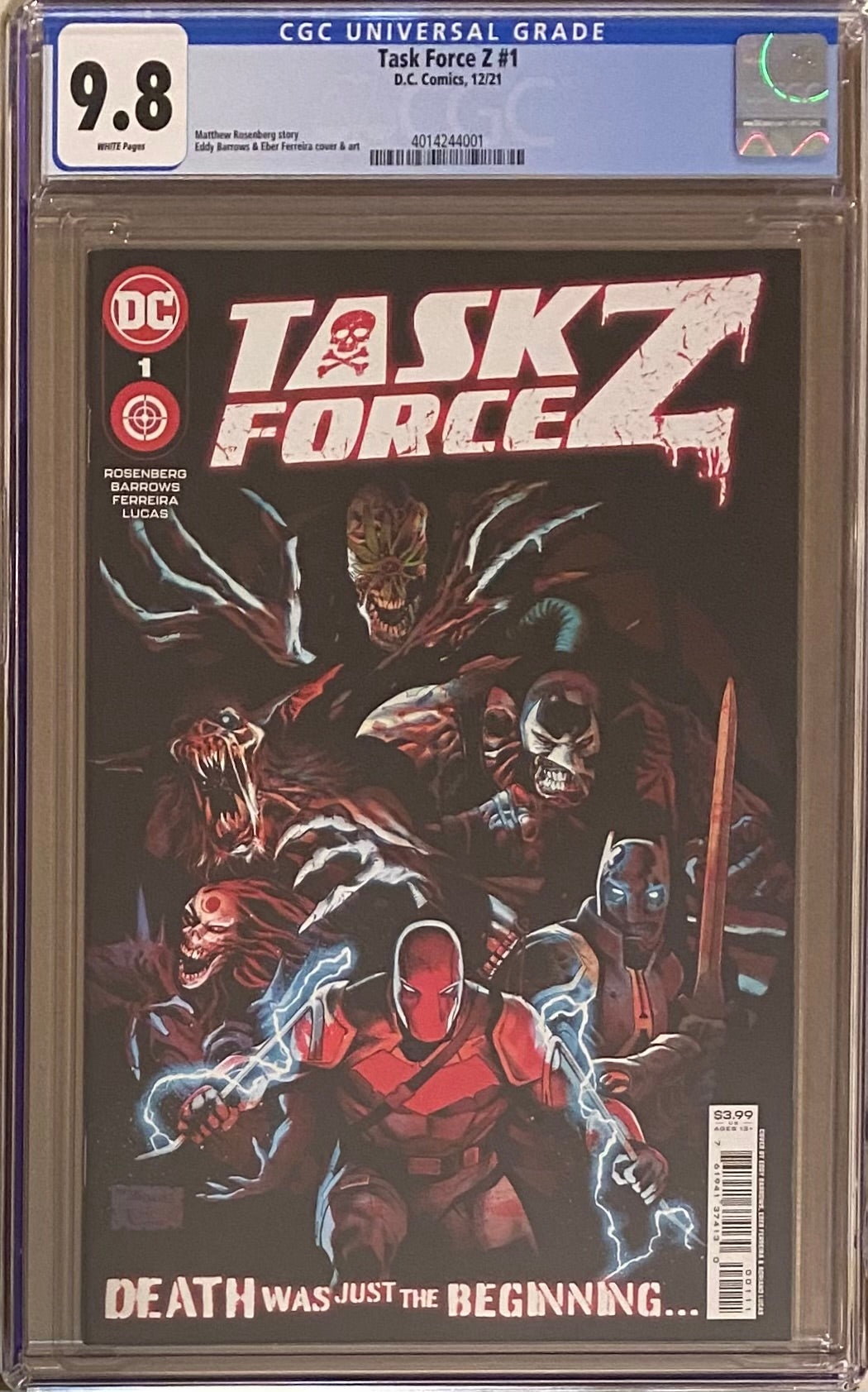 Task Force Z1 Task Force Z #1 CGC 9.8