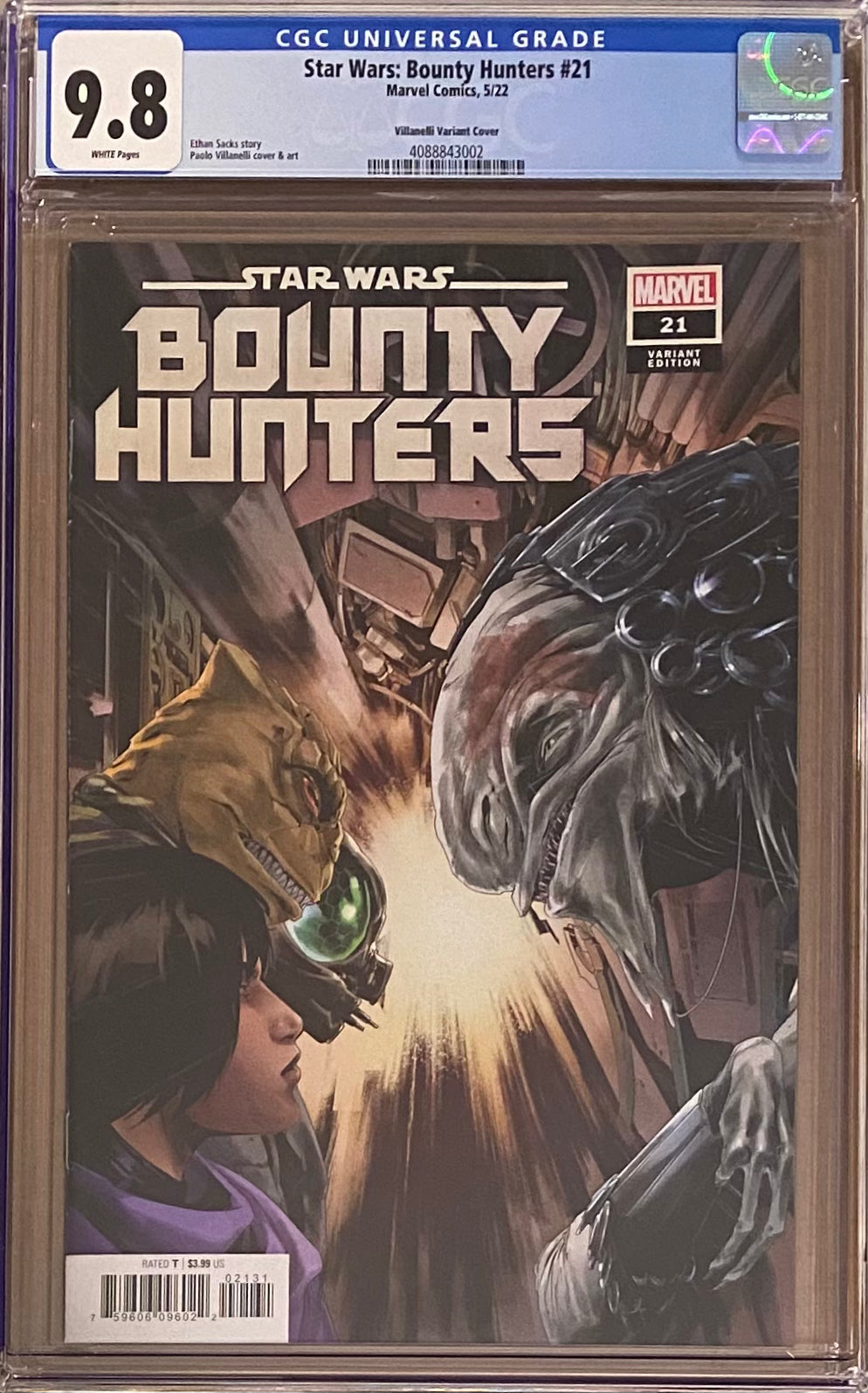 Star Wars: Bounty Hunters #21 Villanelli Variant CGC 9.8