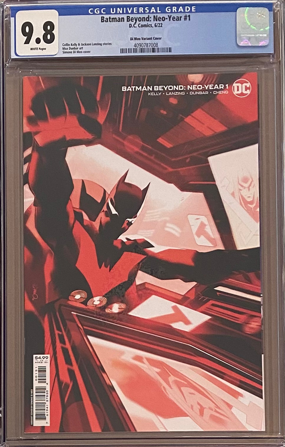 Batman Beyond: Neo-Year #1 Di Meo 1:25 Retailer Incentive Variant CGC 9.8