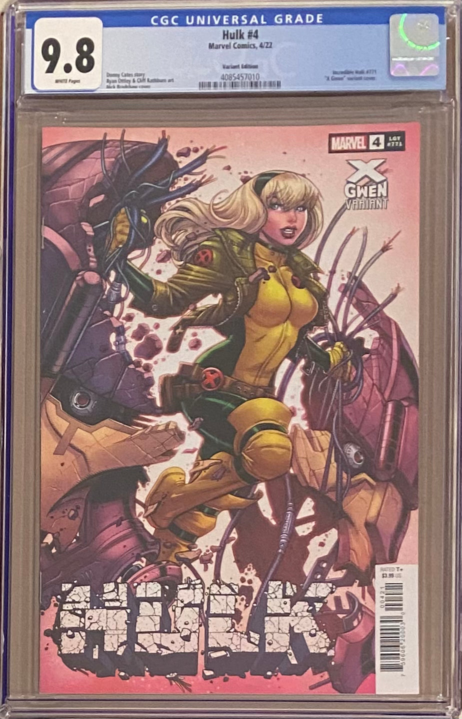 Hulk #4 Bradshaw X-Gwen Variant CGC 9.8 - First Spider-Hulk