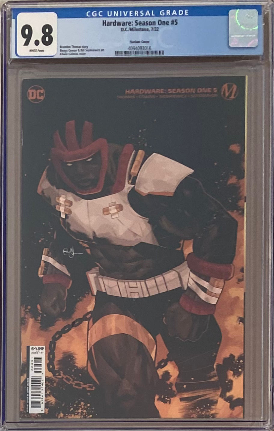 Hardware: Season One #5 Variant CGC 9.8