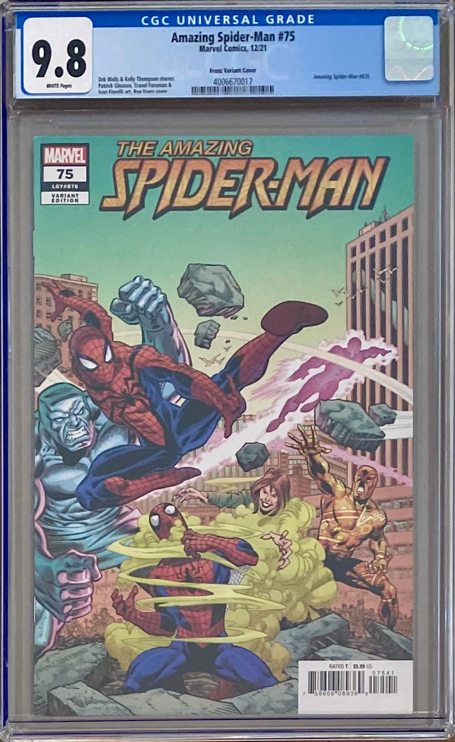 Amazing Spider-Man #75 Frenz 1:25 Retailer Incentive Variant CGC 9.8
