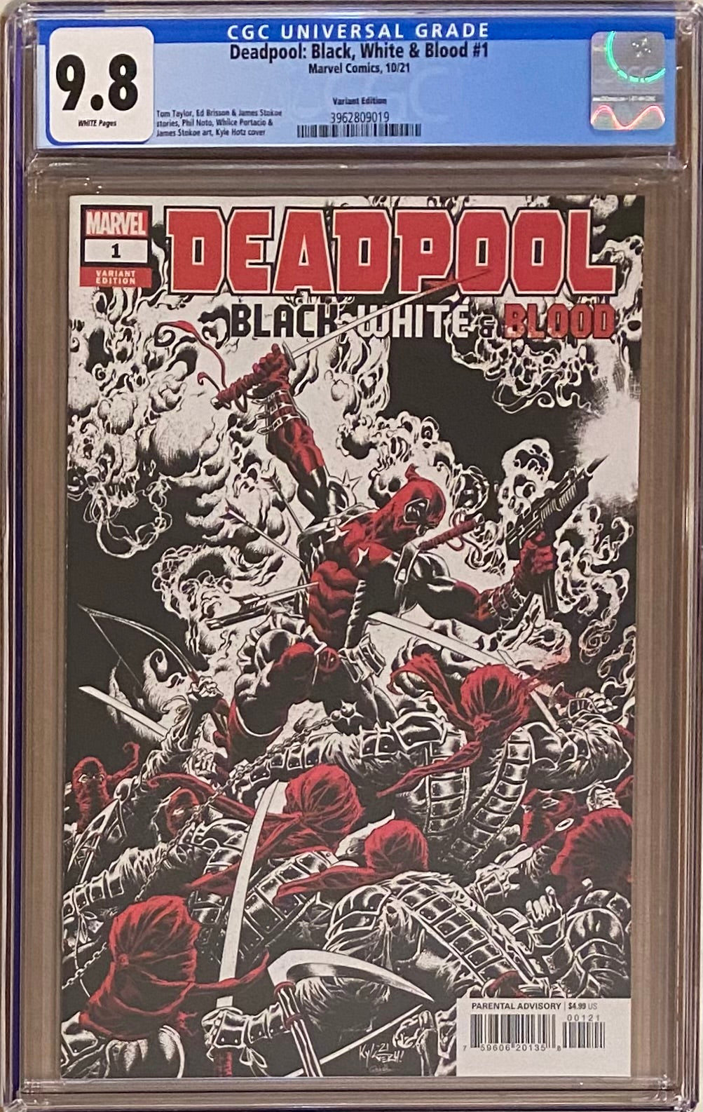 Deadpool: Black, White, and Blood #1 Hotz Variant CGC 9.8