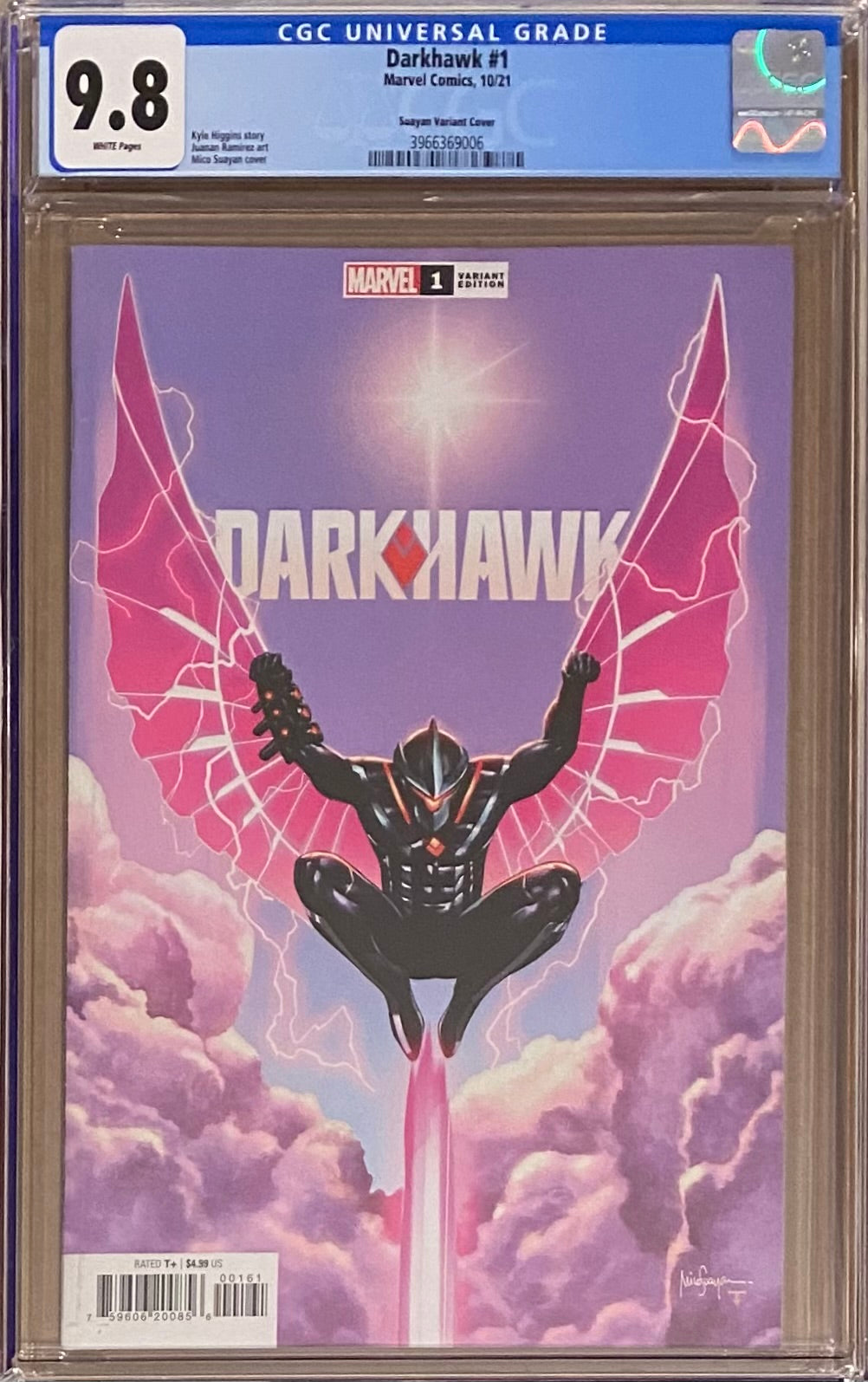 Darkhawk #1 Suayan 1:25 Retailer Incentive Variant CGC 9.8