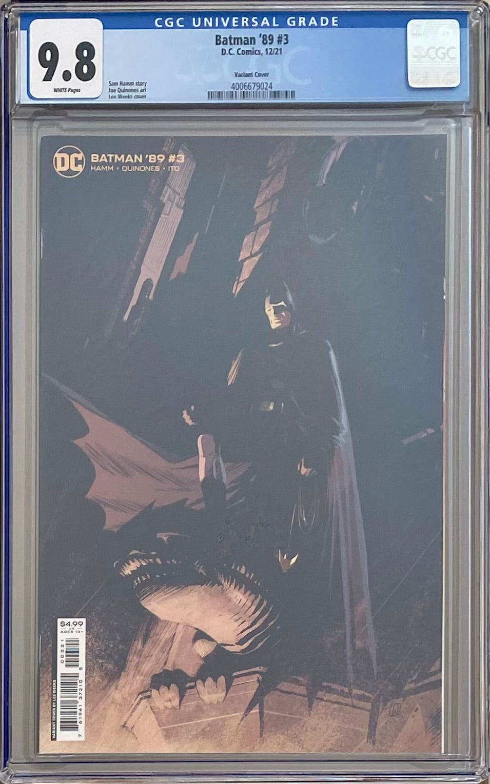 Batman '89 #3 Variant CGC 9.8