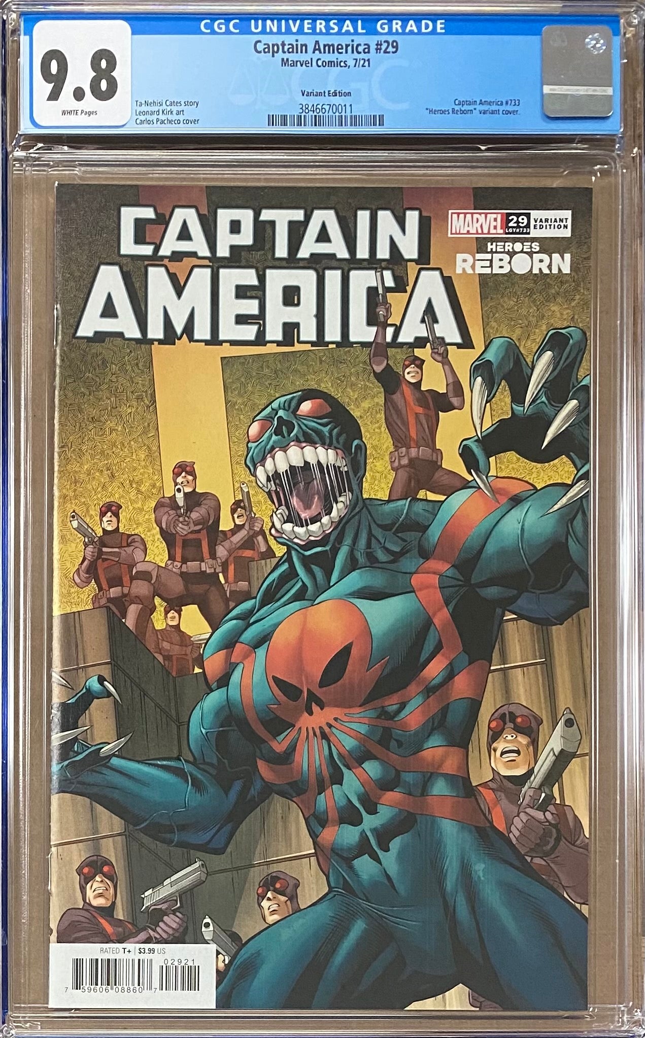 Captain America #29 "Heroes Reborn" Variant CGC 9.8
