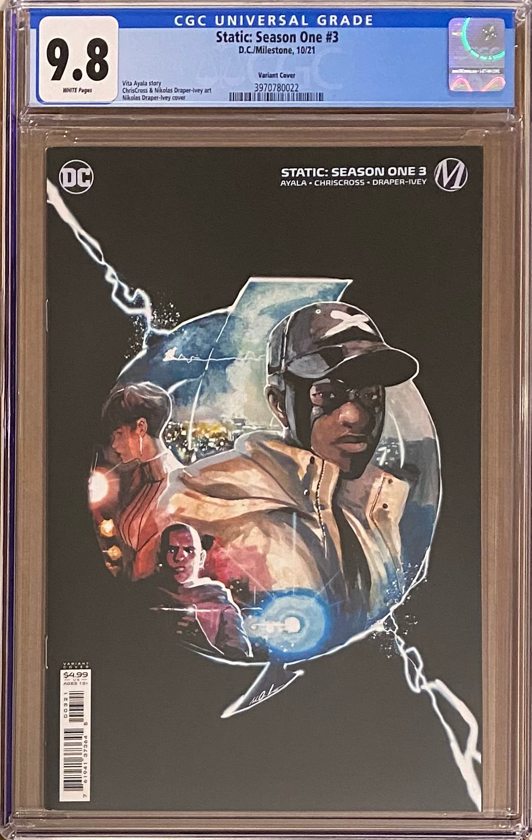 Static: Season One #3 Variant CGC 9.8