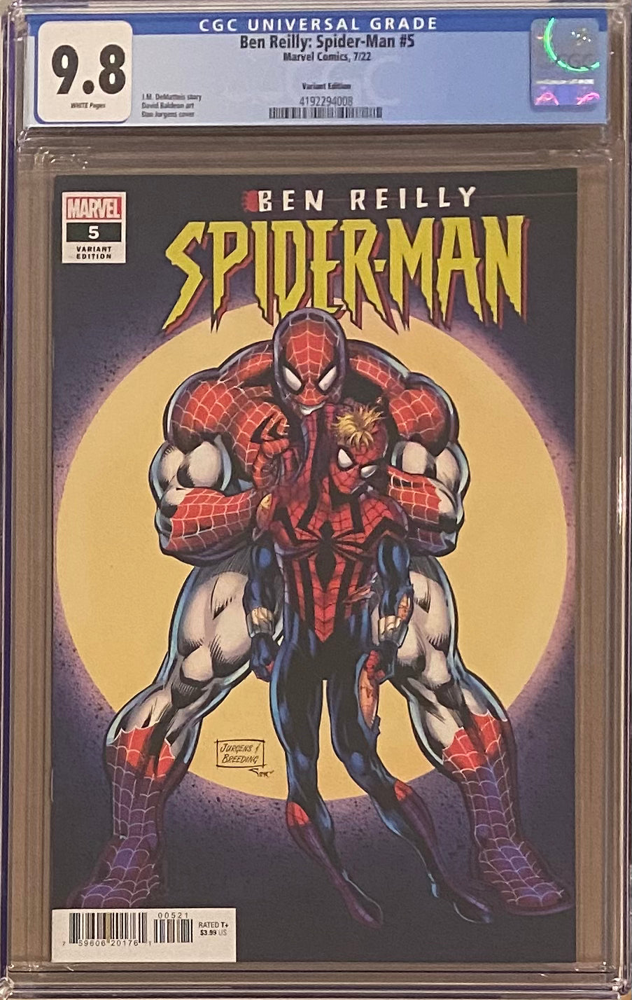 Ben Reilly: Spider-Man #5 Variant CGC 9.8