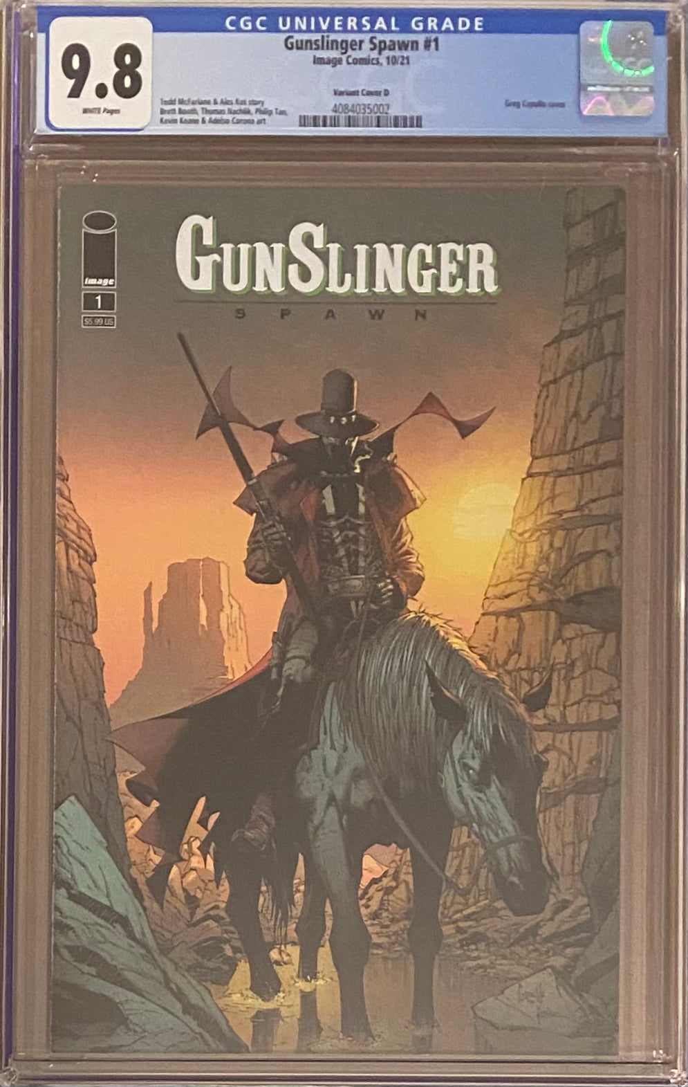 Gunslinger Spawn #1 Cover D - Capullo CGC 9.8