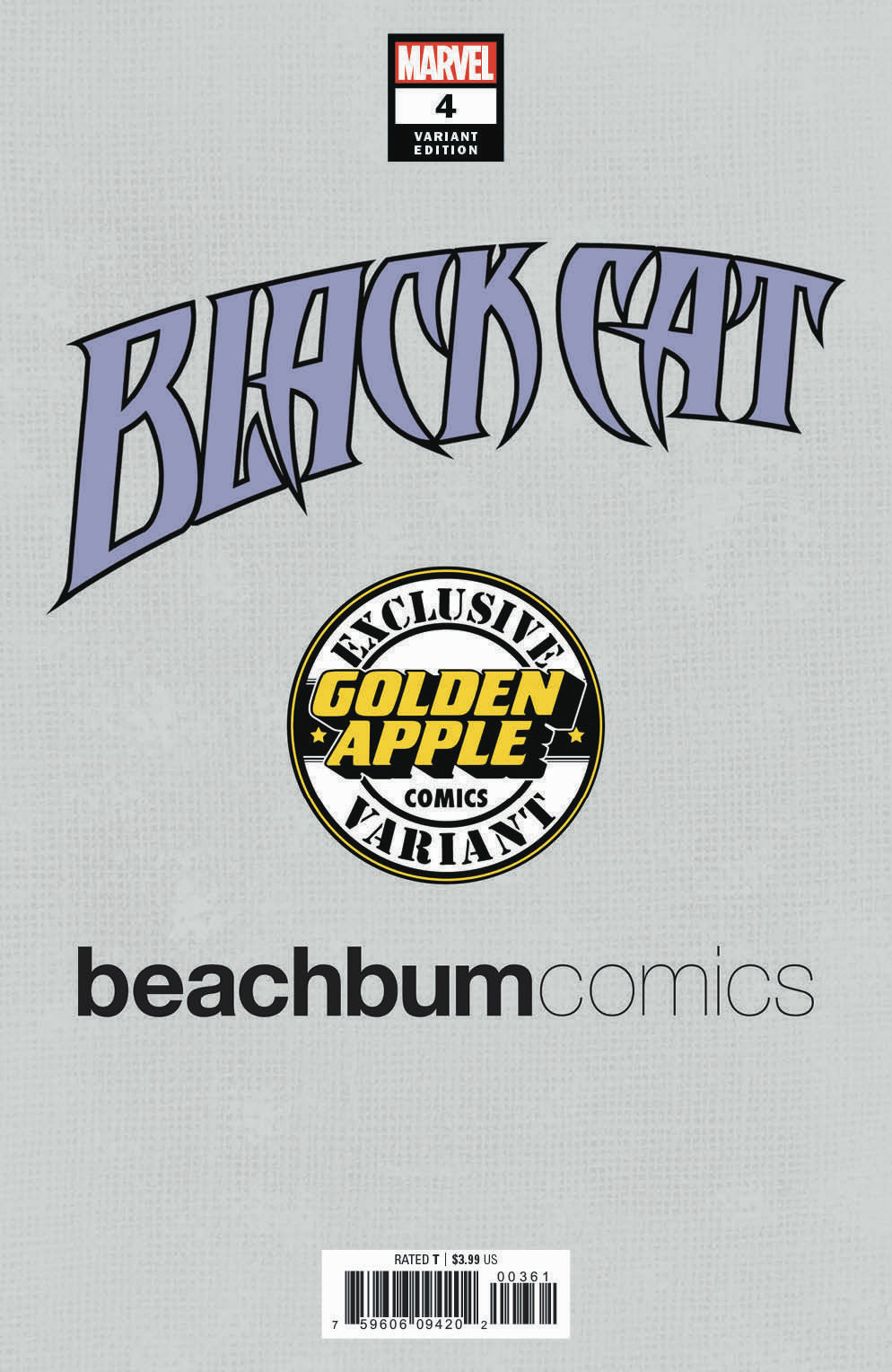 Black Cat #4 J. Scott Campbell BeachBum Comics Virgin Exclusive