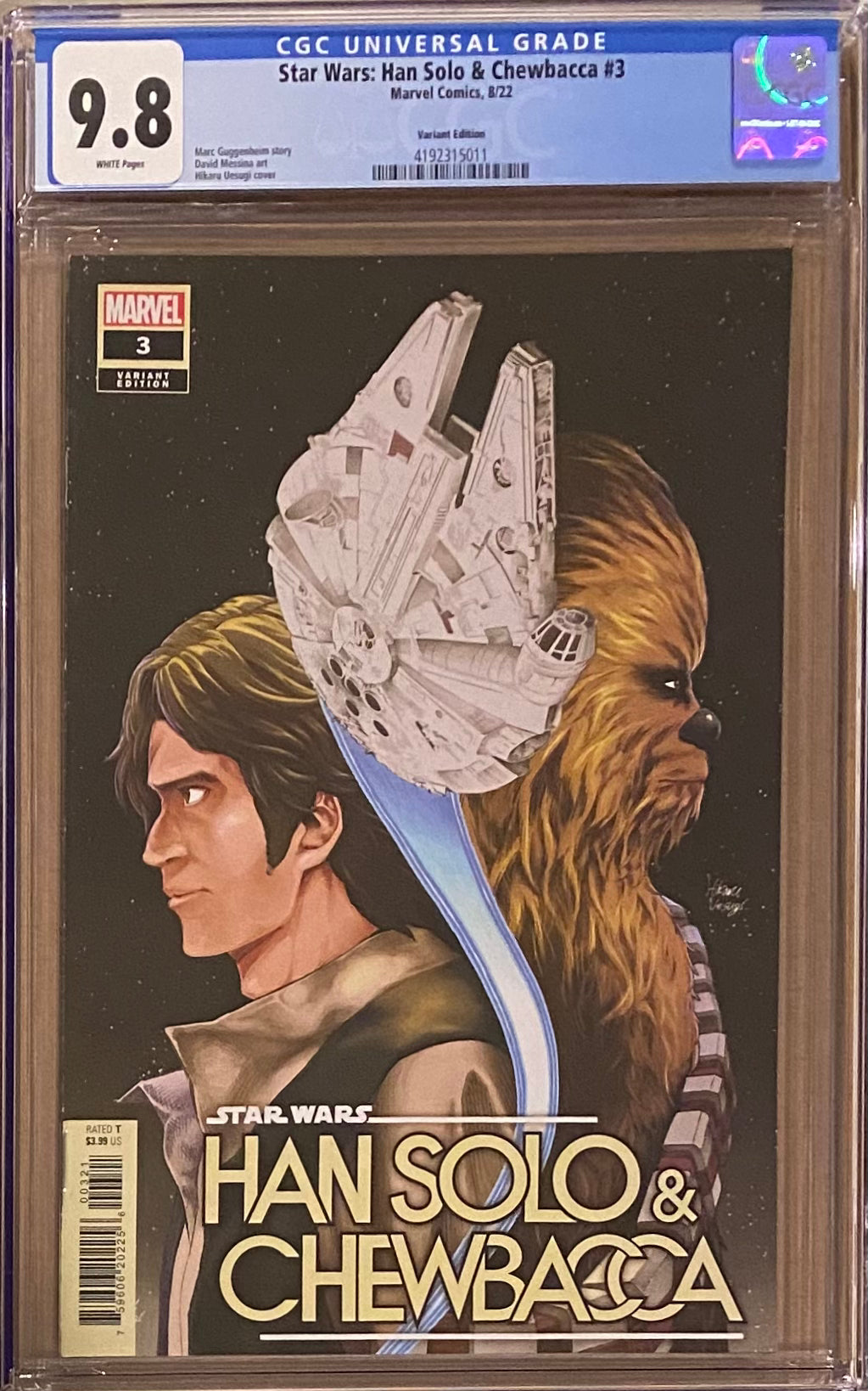 Star Wars: Han Solo & Chewbacca #3 Variant CGC 9.8