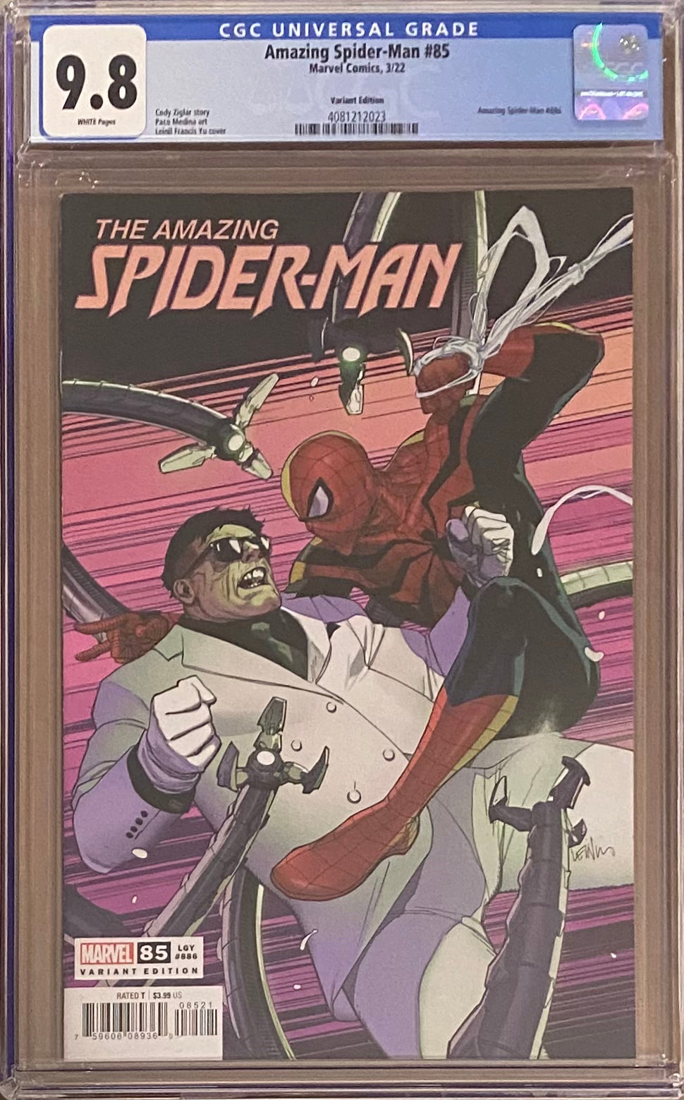 Amazing Spider-Man #85 Yu 1:25 Retailer Incentive Variant CGC 9.8