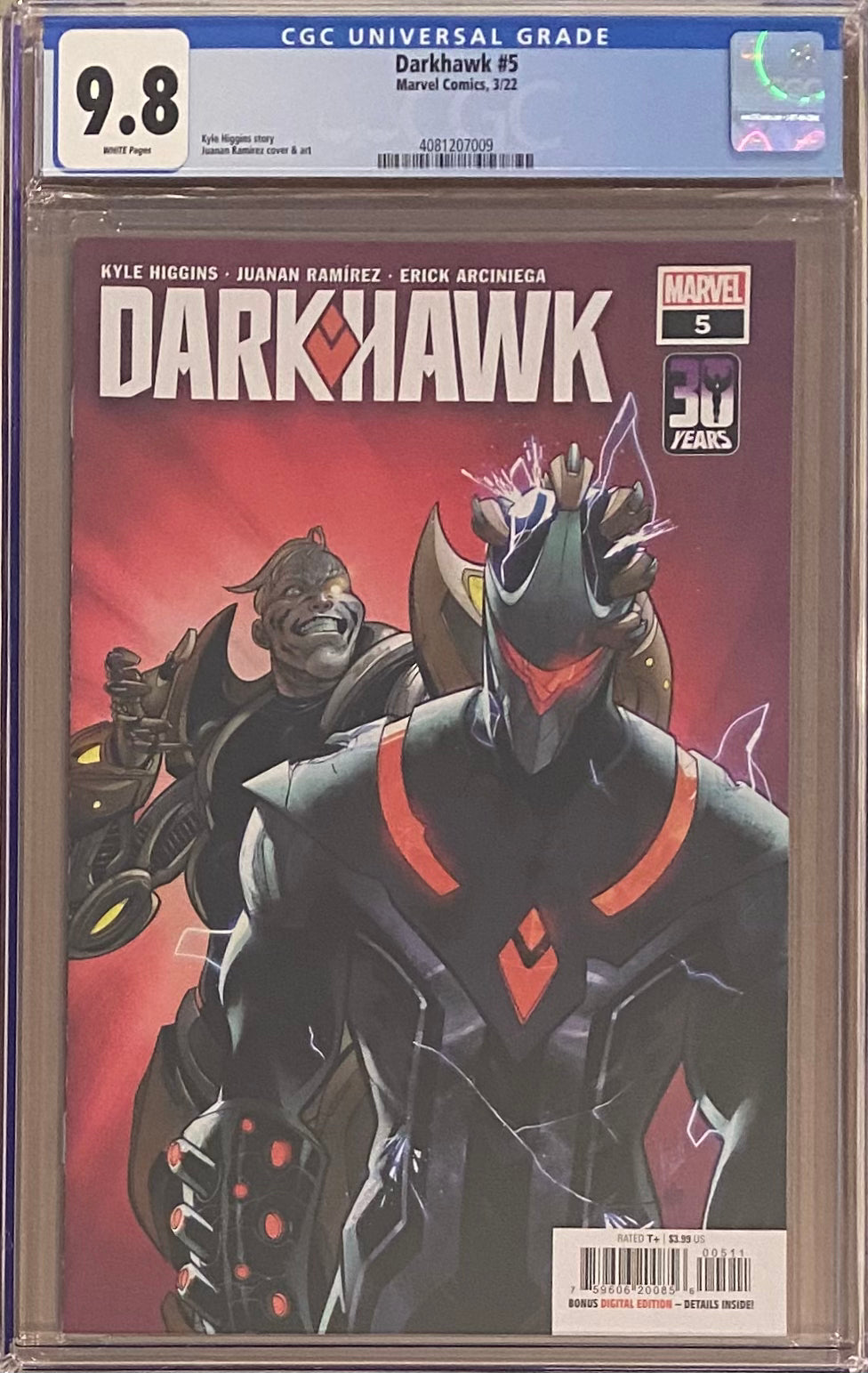 Darkhawk #5 CGC 9.8