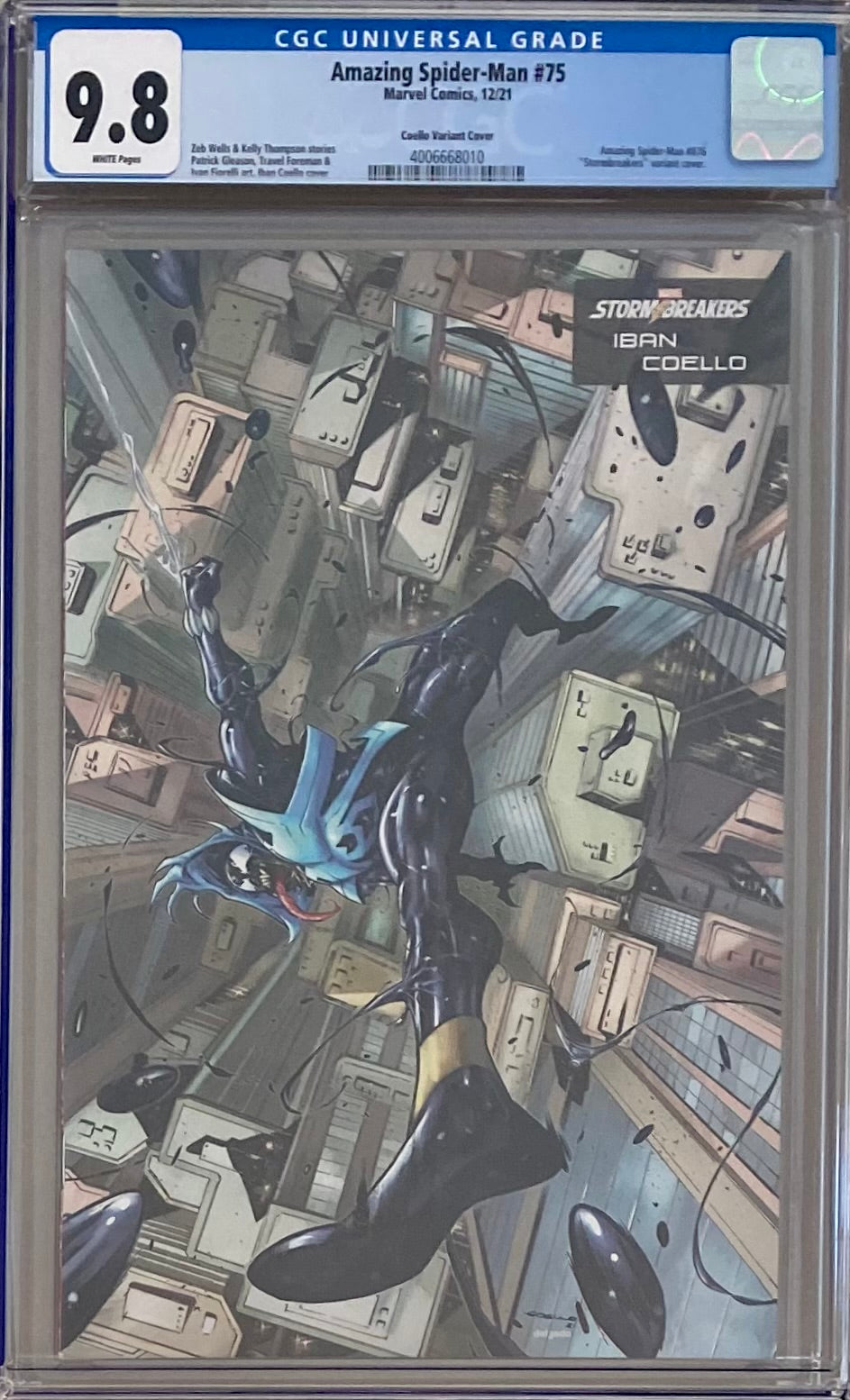 Amazing Spider-Man #75 Coello Stormbreakers Variant CGC 9.8
