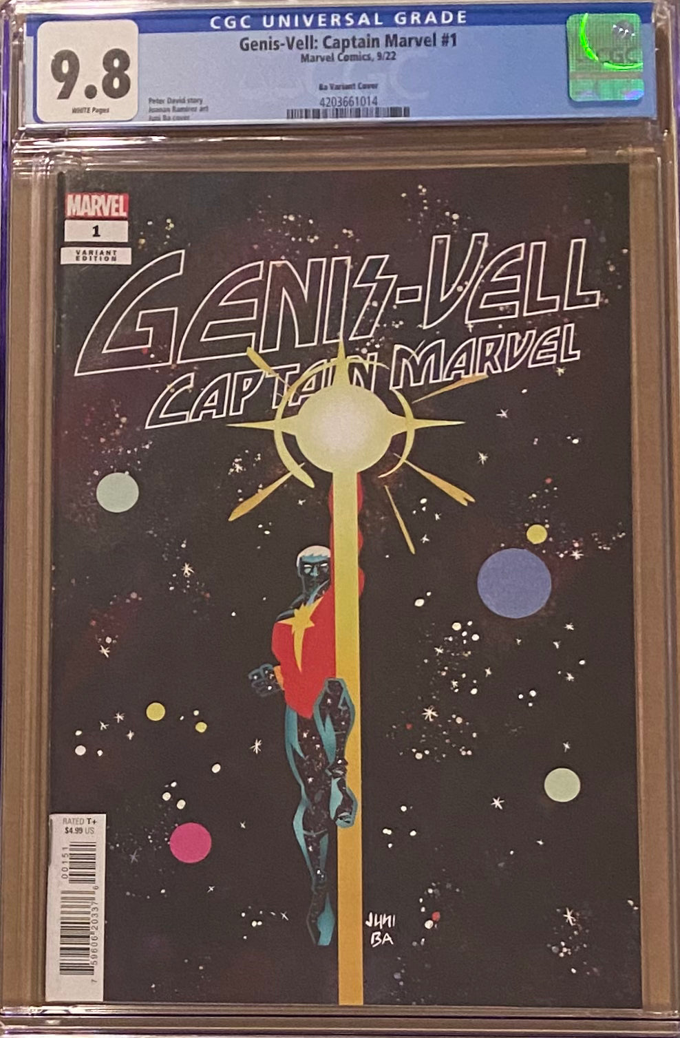 Genis-Vell: Captain Marvel #1 Ba 1:25 Retailer Incentive Variant CGC 9.8