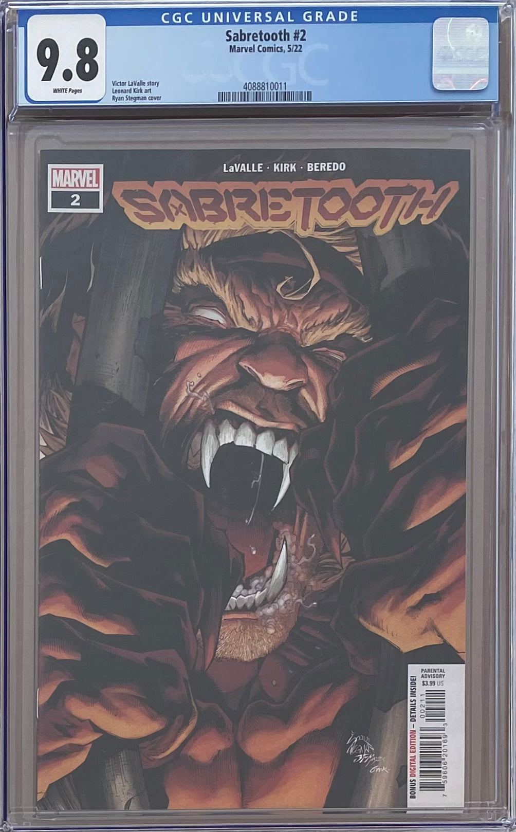 Sabretooth #2 CGC 9.8