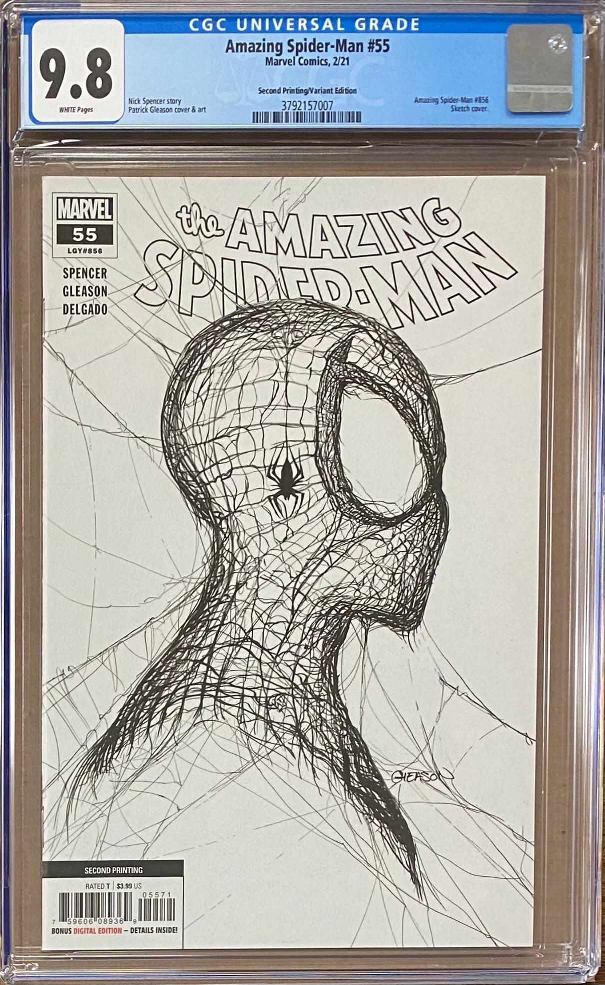 Amazing Spider-Man #55 Second Printing Retailer Incentive Variant CGC 9.8