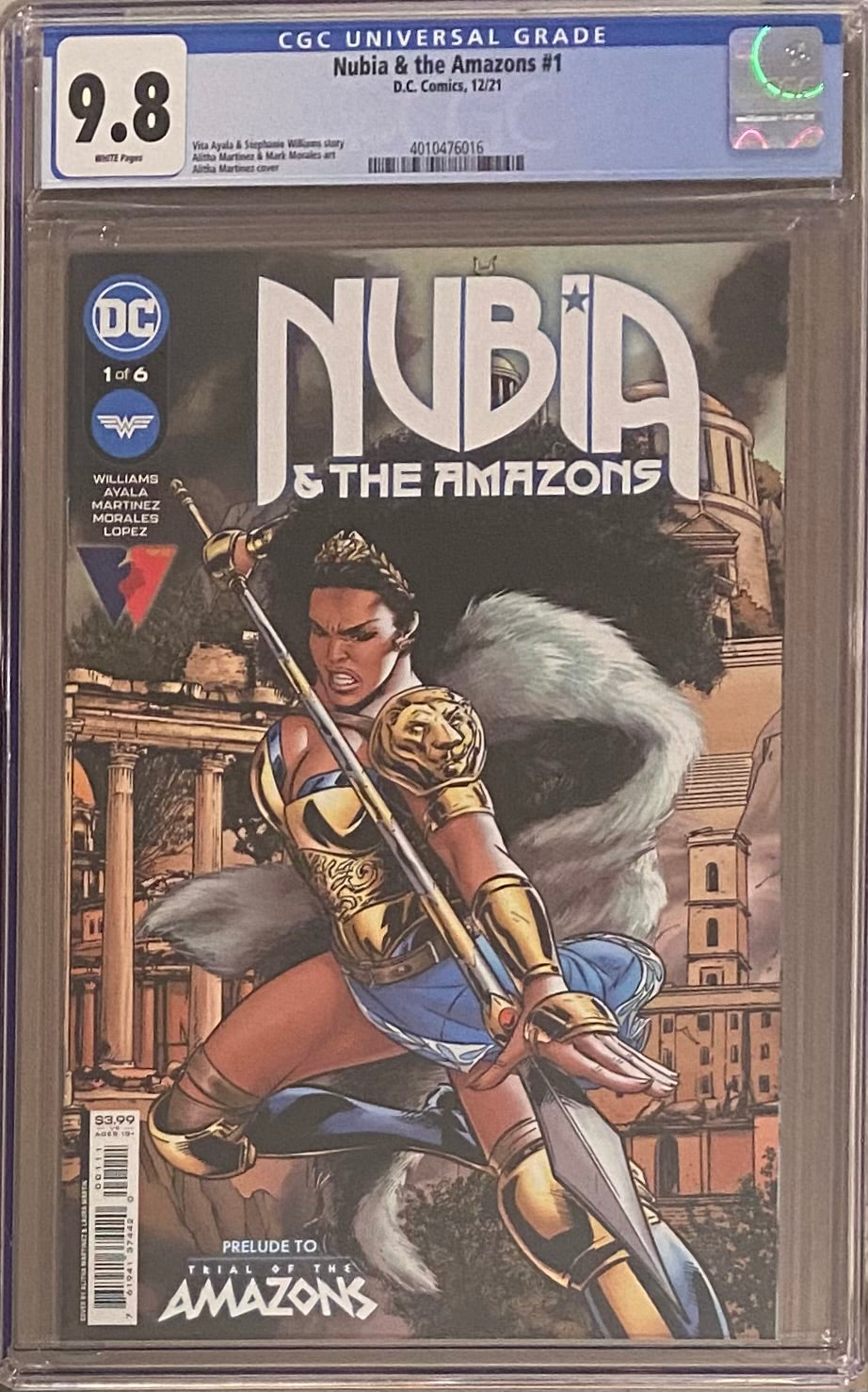 Nubia and the Amazons #1 CGC 9.8