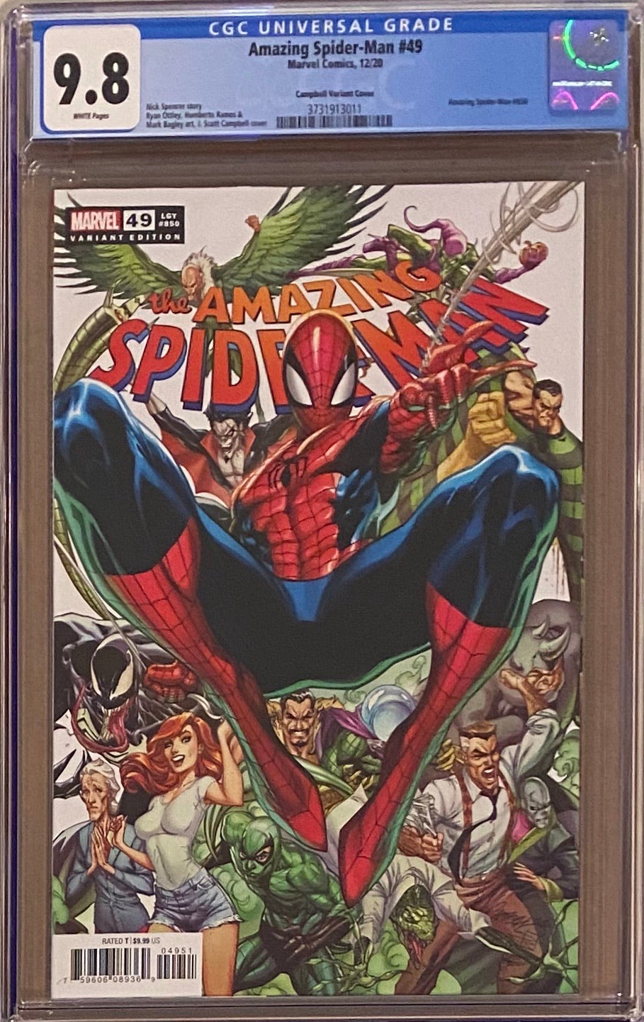 Amazing Spider-Man #850 (#49) Campbell Variant CGC 9.8