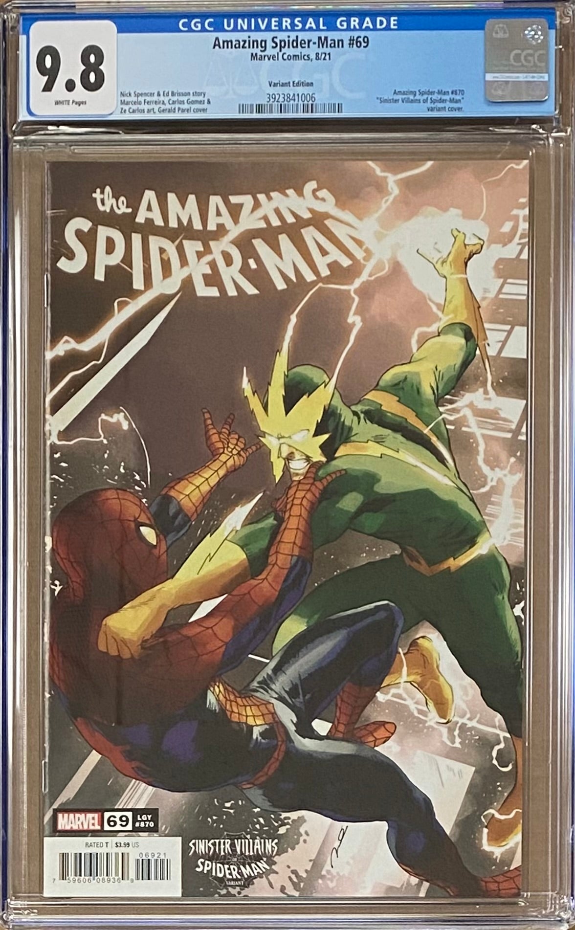 Amazing Spider-Man #69 Variant CGC 9.8