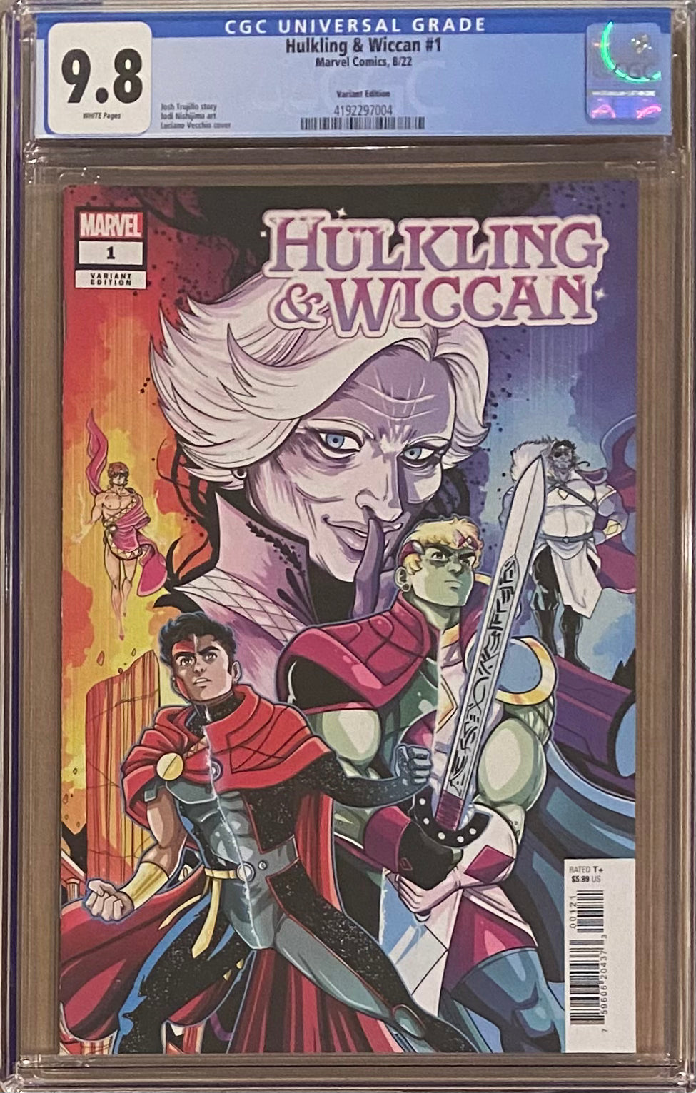 Hulkling & Wiccan #1 Variant CGC 9.8