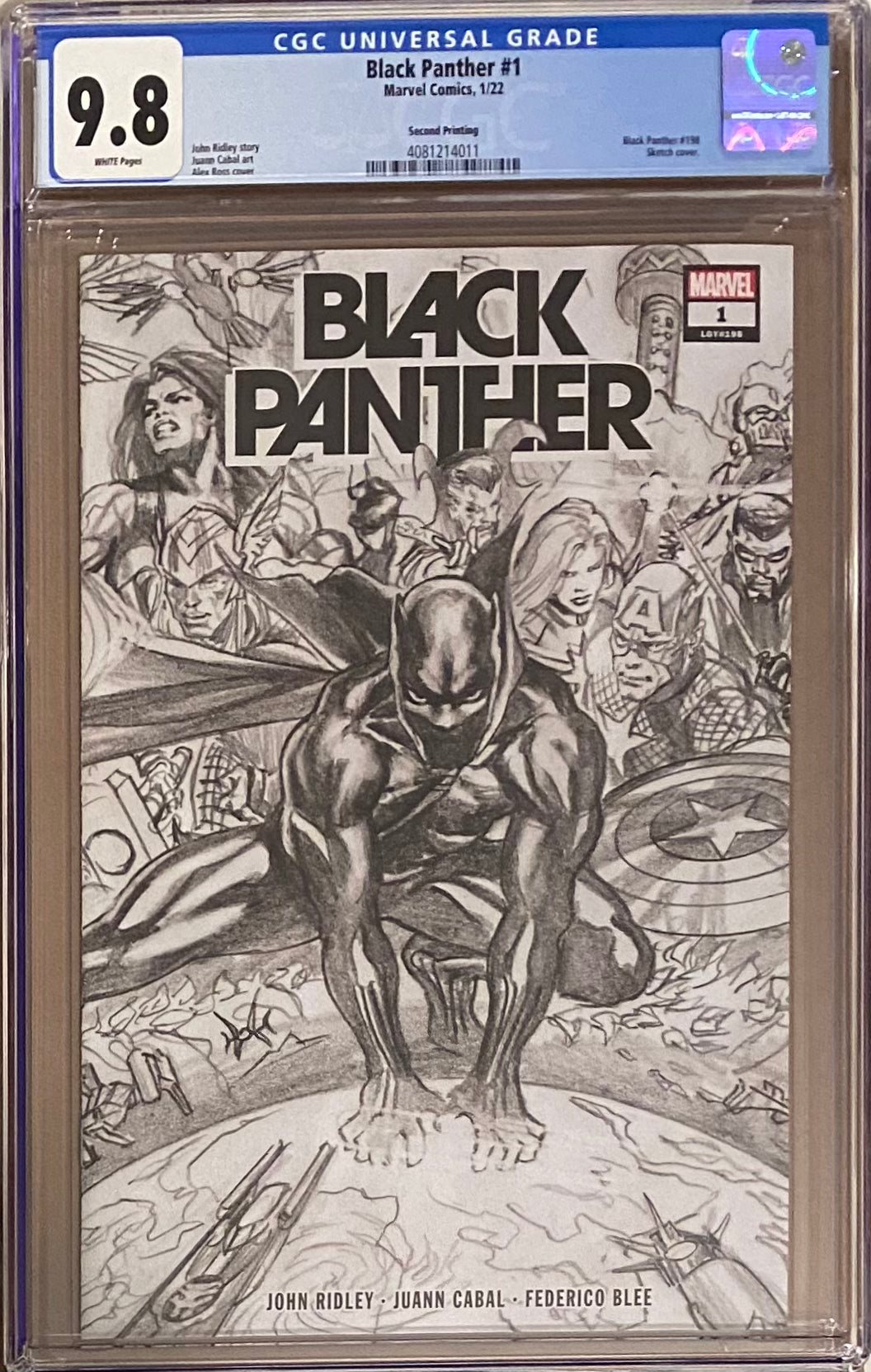 Black Panther #1 Second Printing CGC 9.8